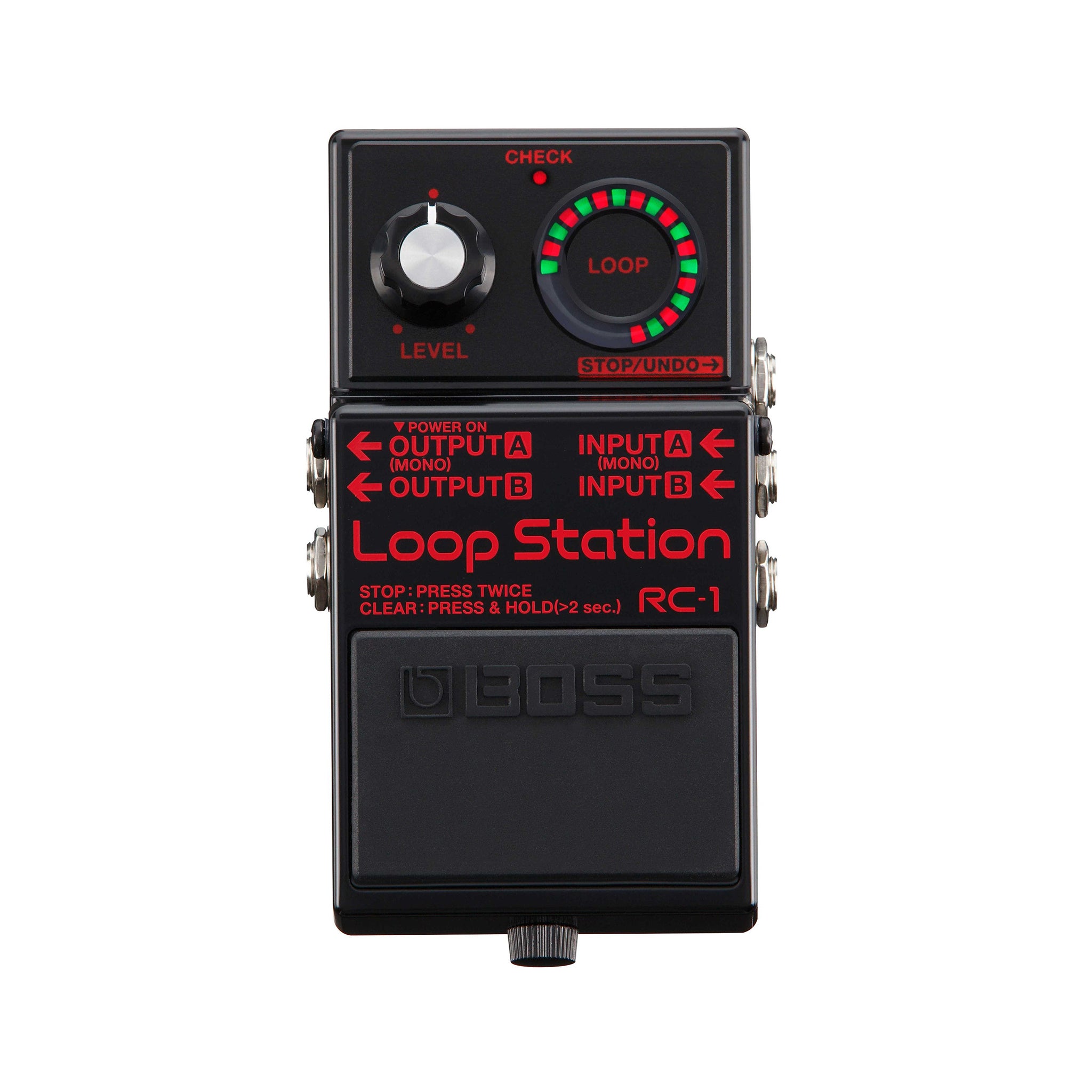BOSS RC-1 Black Guitar Effects Pedal Loop Station for Musicians