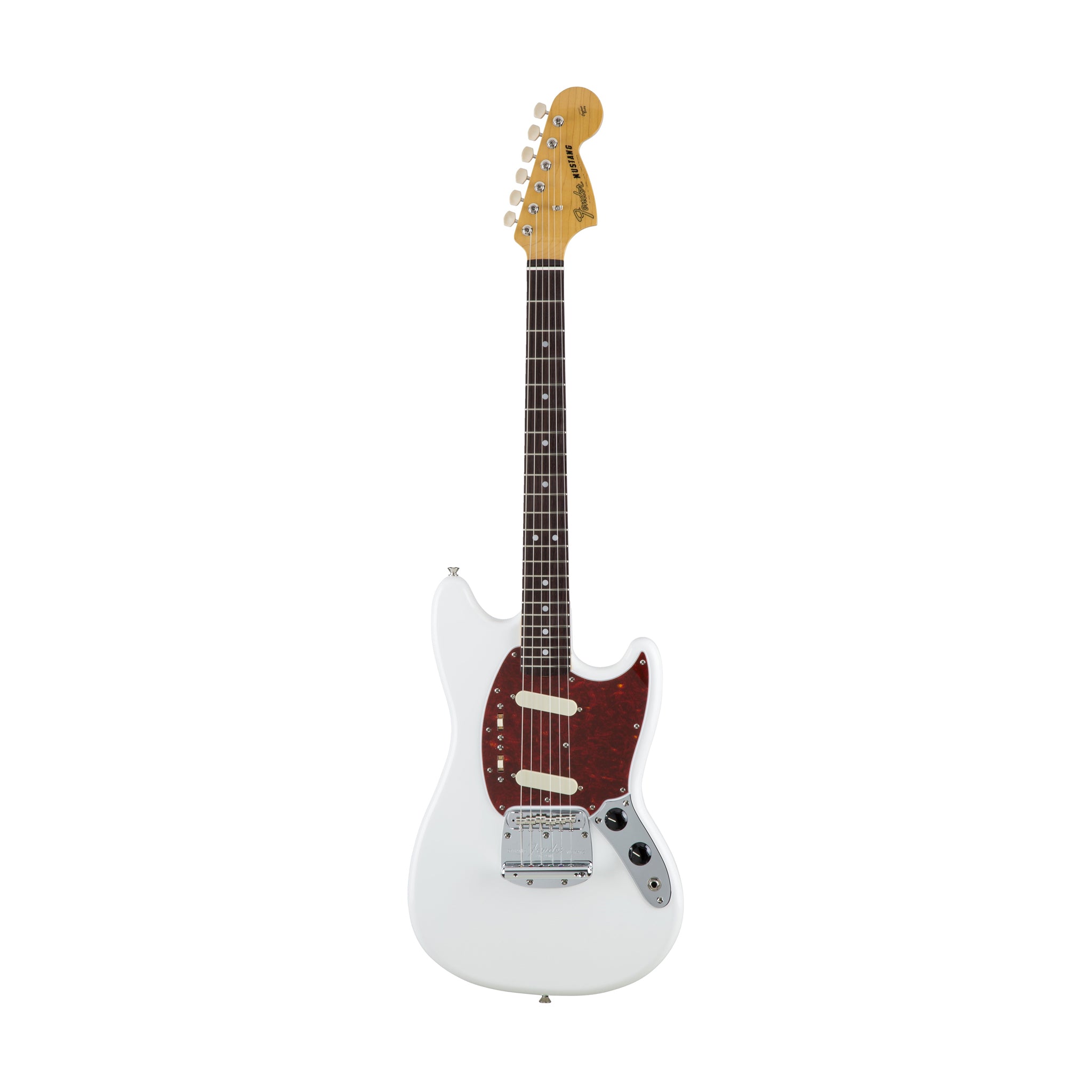 Fender Japan Traditional Electric Guitar - 1960s Style Mustang in Arctic White Color