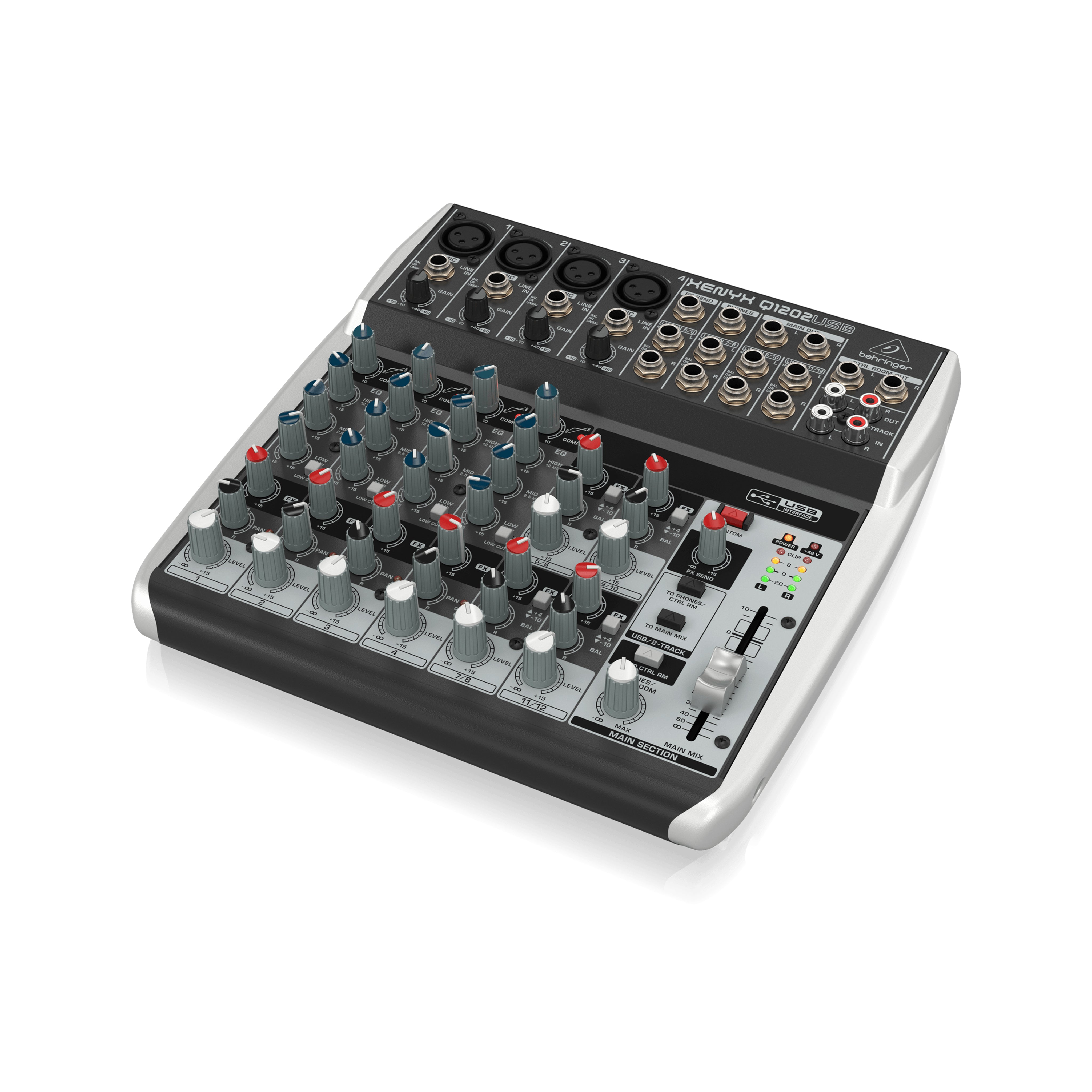 Behringer Xenyx Q1202USB Professional Audio Mixer with USB Connectivity