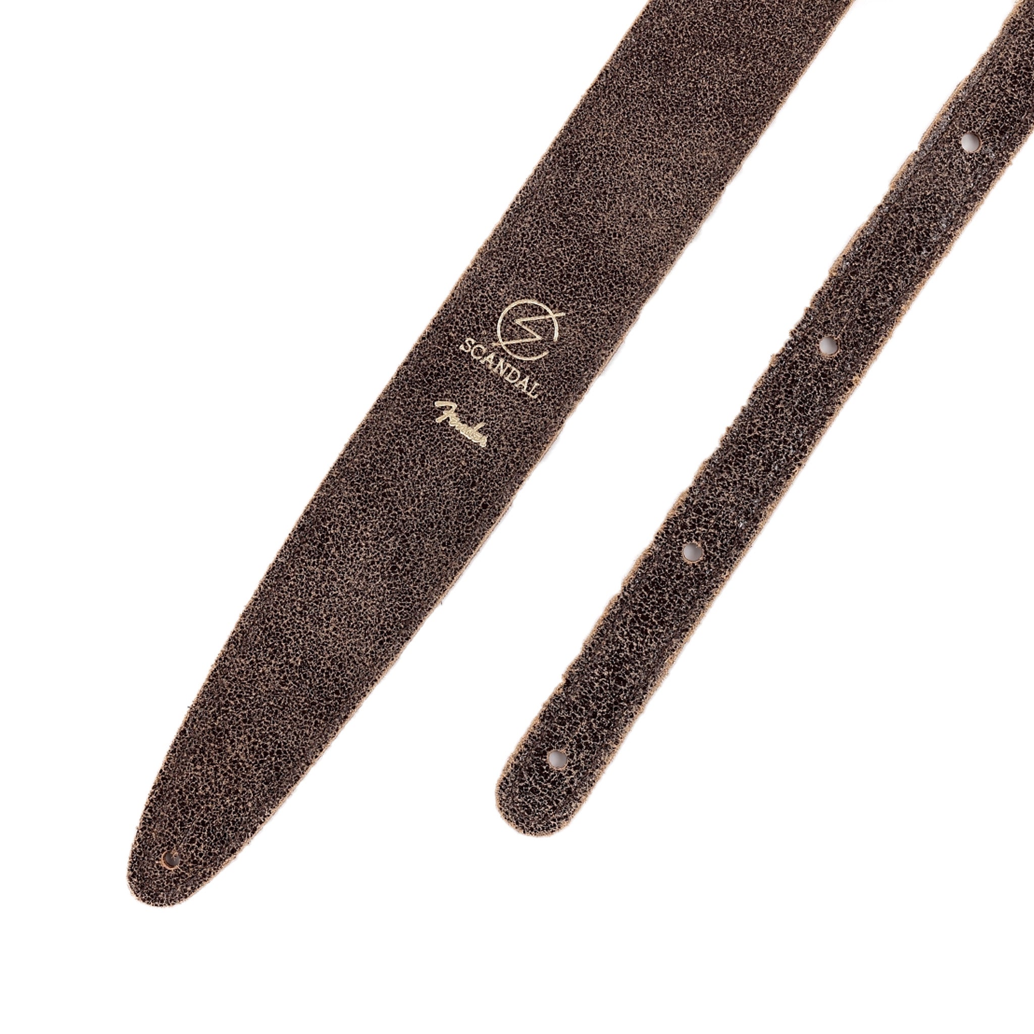 Brown Fender Signature Guitar Strap Endorsed by SCANDAL