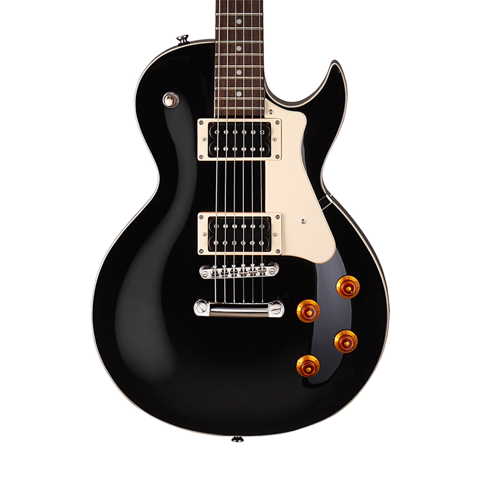 Cort CR100-BK Black Electric Guitar - Ideal for Classic Rock Enthusiasts