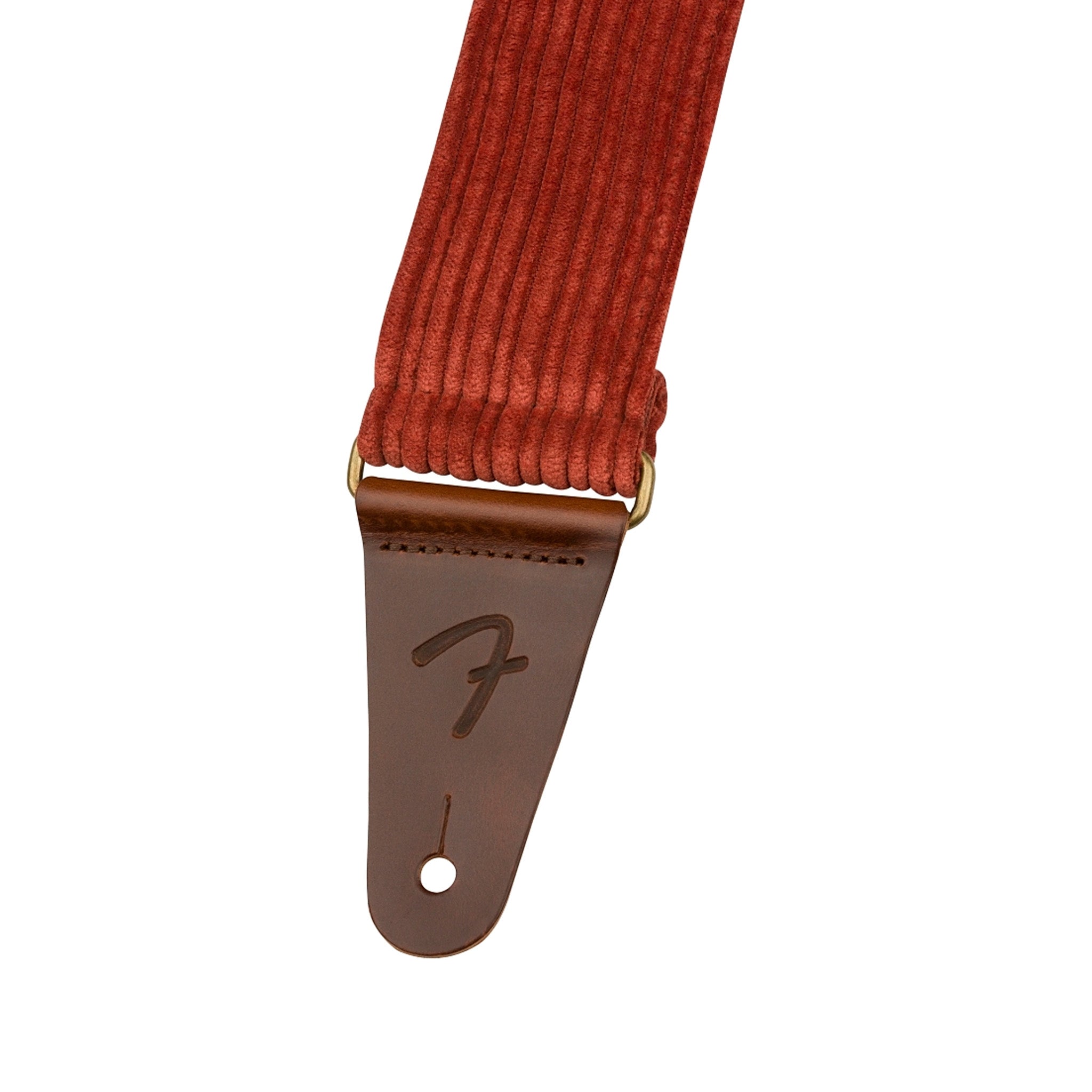 Fender High - Quality Antique Cherry Corduroy Guitar Strap for Enhanced Playing Experience
