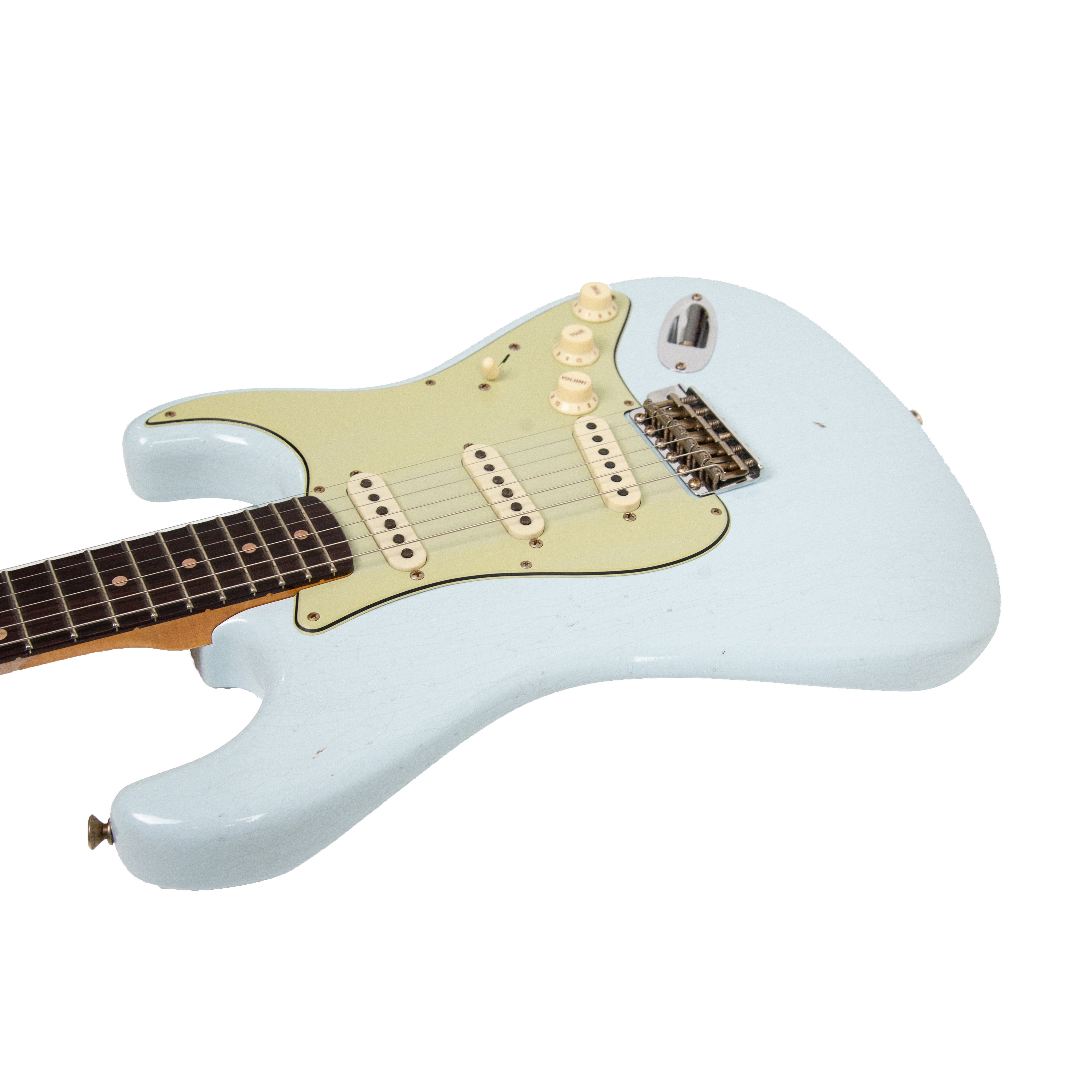 Fender Custom Shop Limited Edition 1959 Special Stratocaster Guitar for Journeymen with Super Faded Sonic Blue Finish