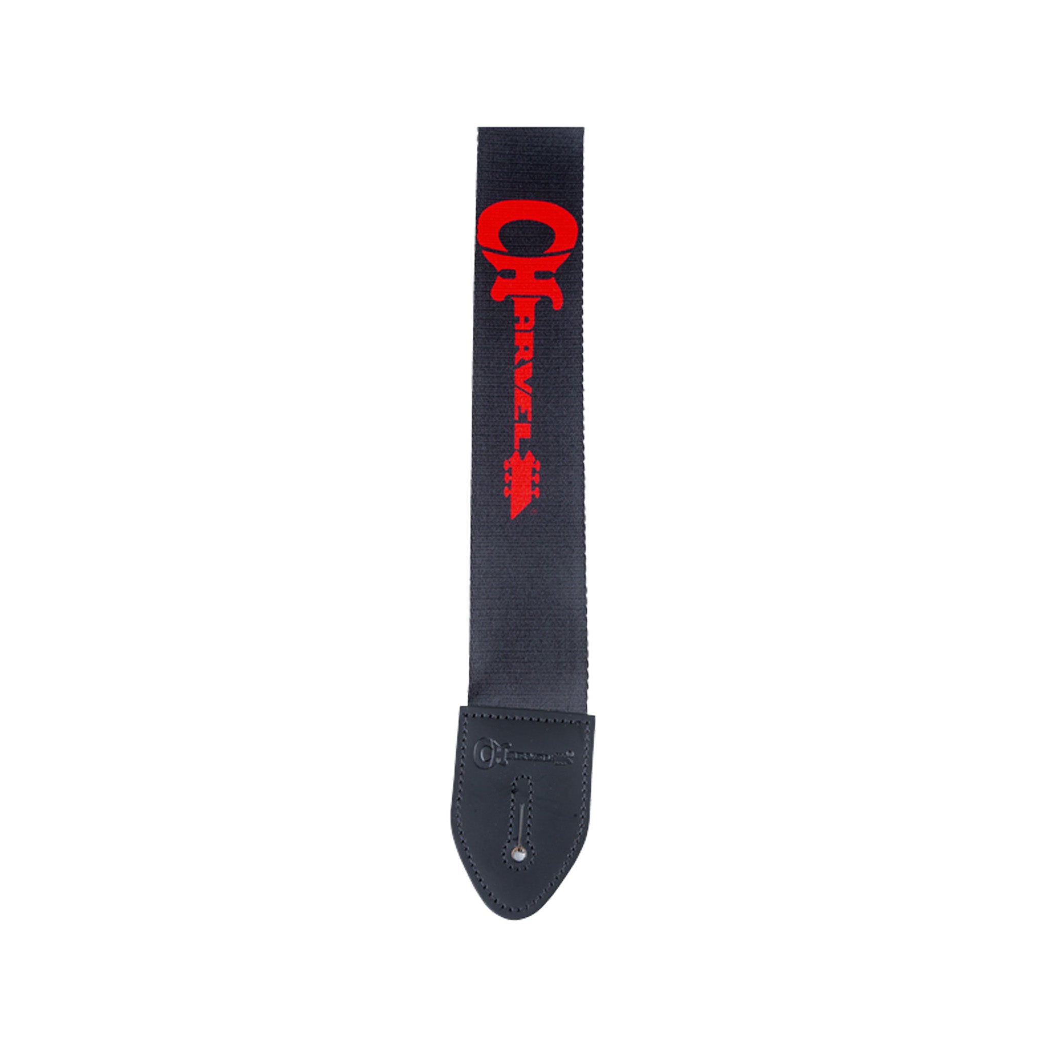Black and Red Charvel Branded Adjustable Polyester Guitar Strap