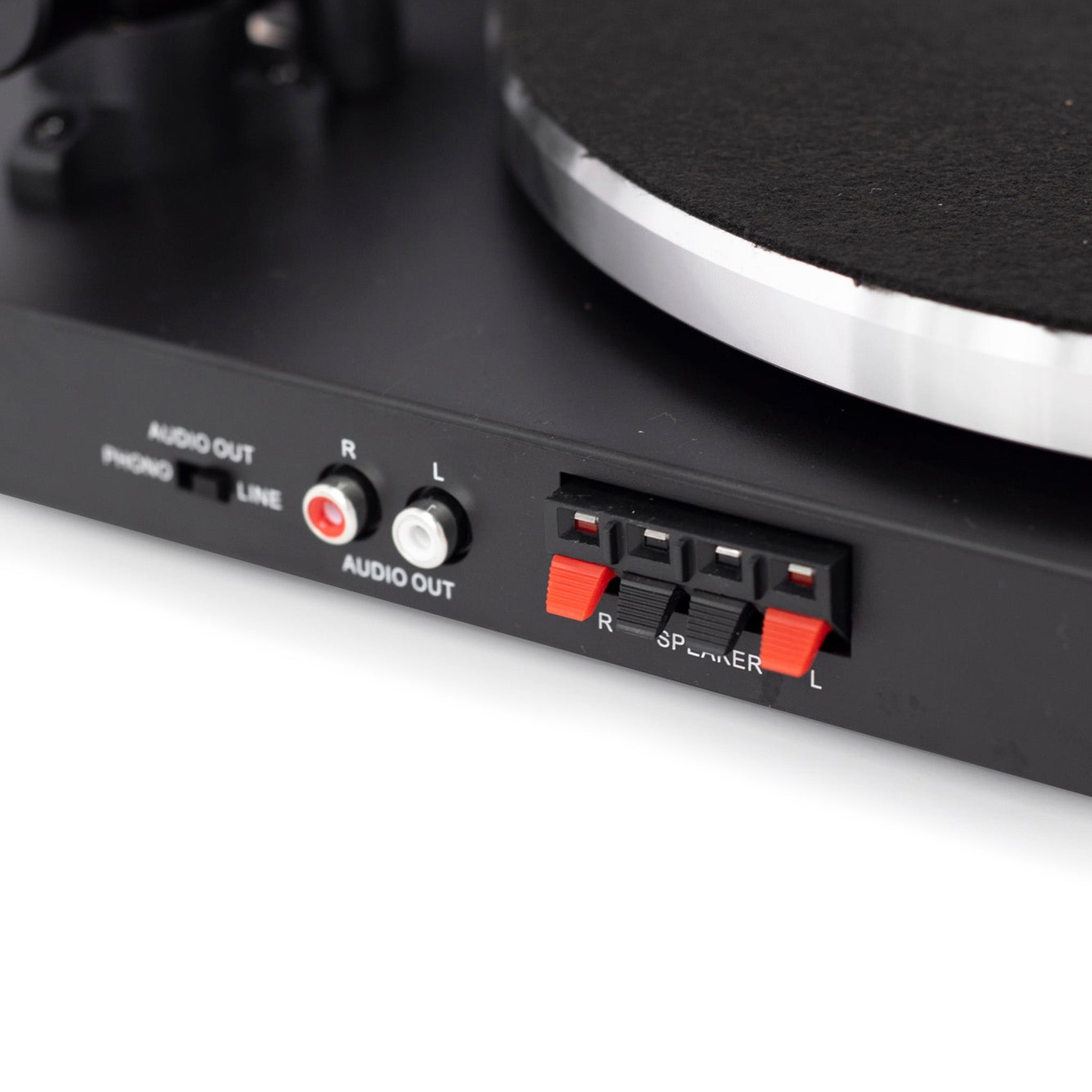 Crosley Black Modern 2-Speed Bluetooth-Enabled Vinyl Record Turntable System