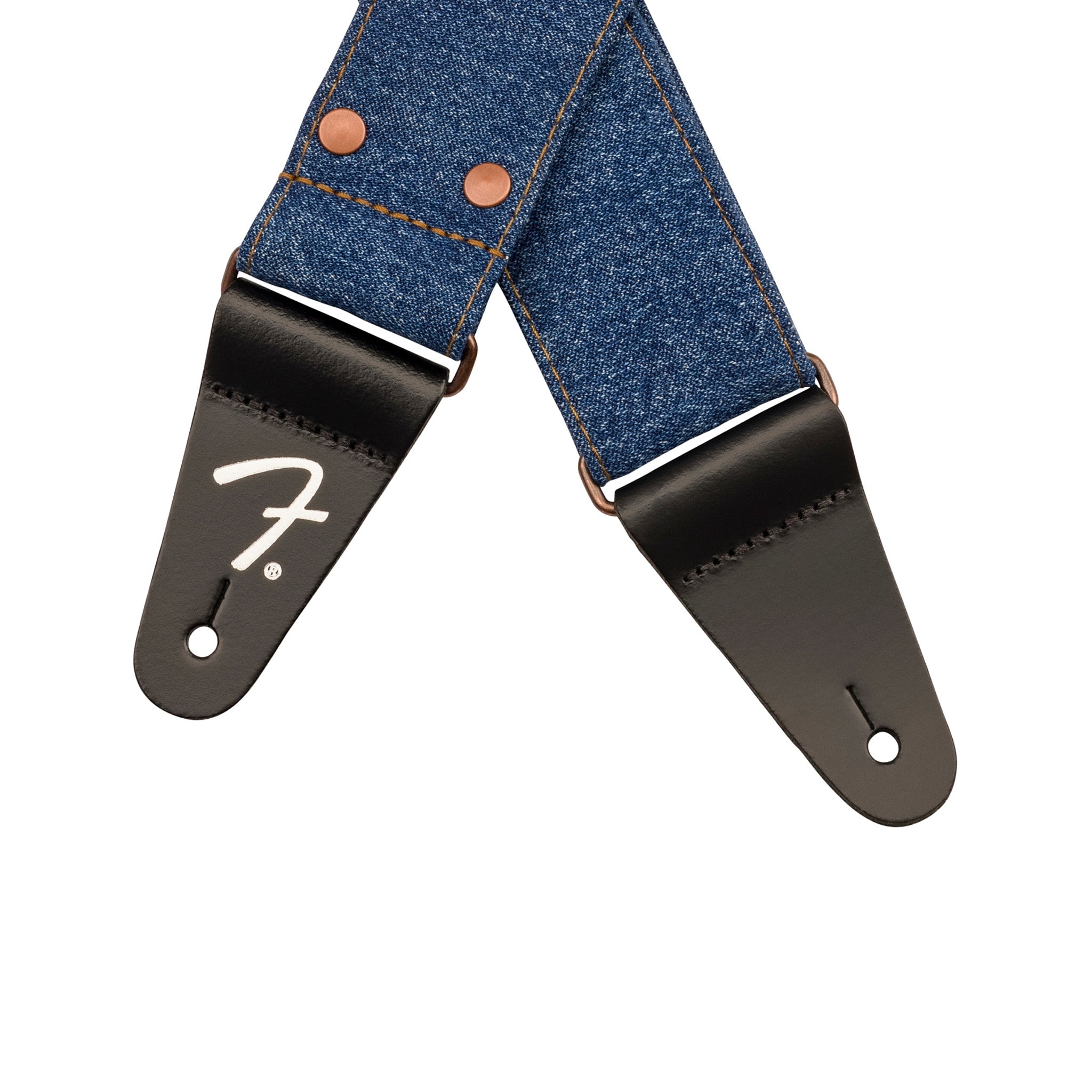 Fender x Wrangler Indigo Denim Adjustable Guitar Straps