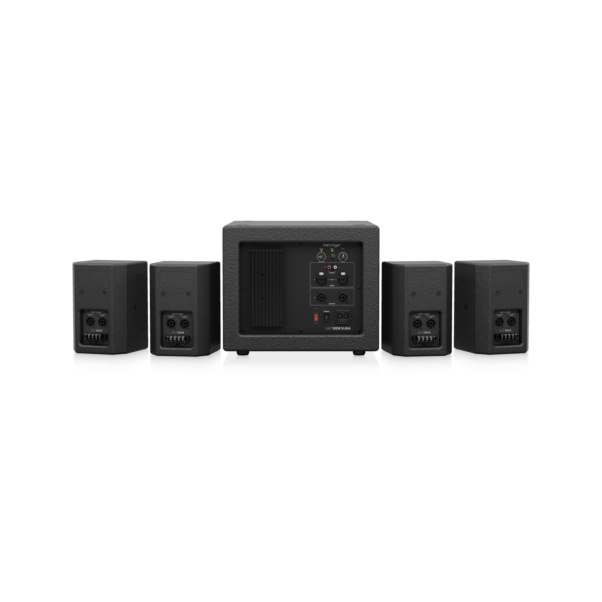 Behringer SAT 1004 Premium Powered Speaker Bundle for High - Quality Sound