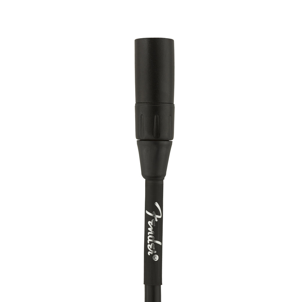 15ft Black Fender Professional Grade Microphone Cable for Reliable Use