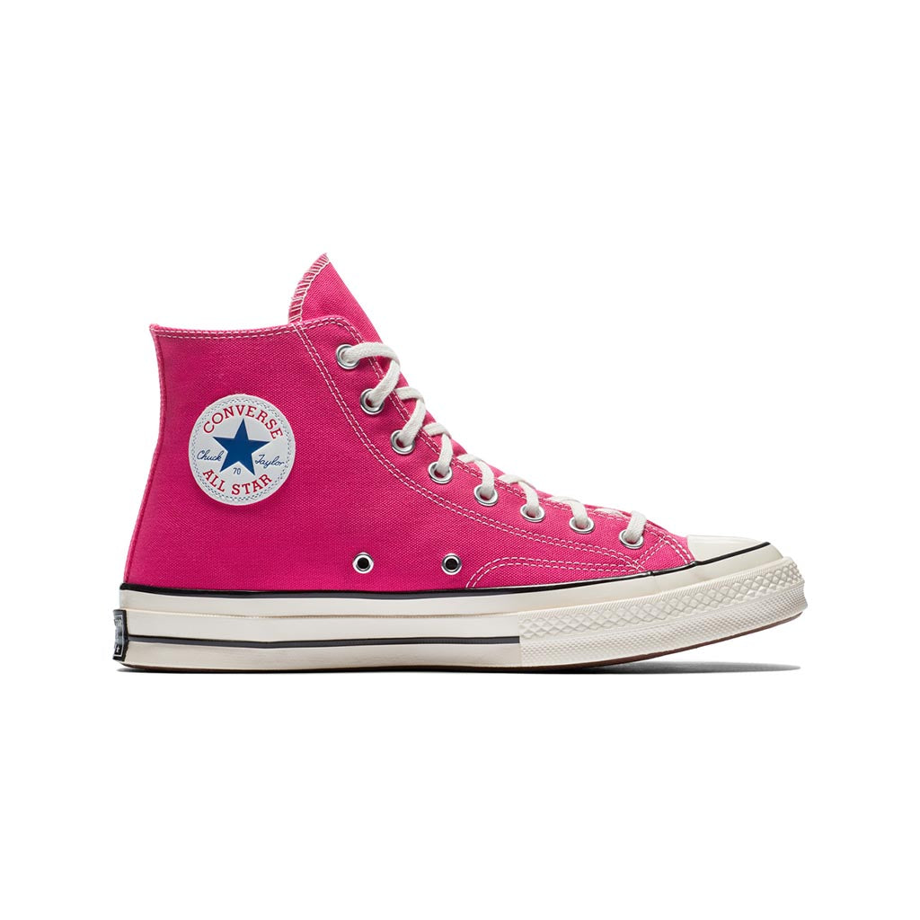 Converse Pink Pop/Black/Egret Chuck Taylor All Star 70 High-Top Sneakers