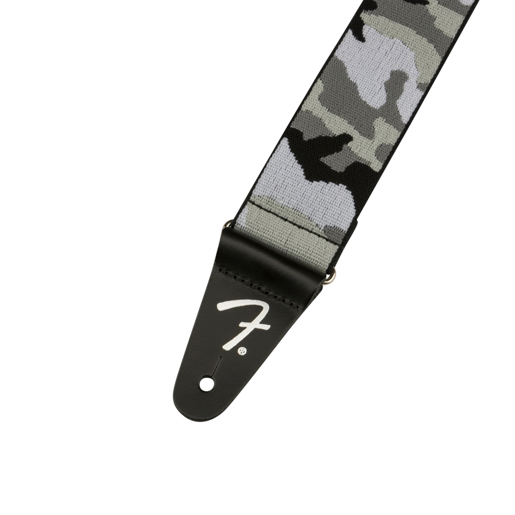Fender Gray Camo 2-Inch WeighLess Elastic Guitar Strap