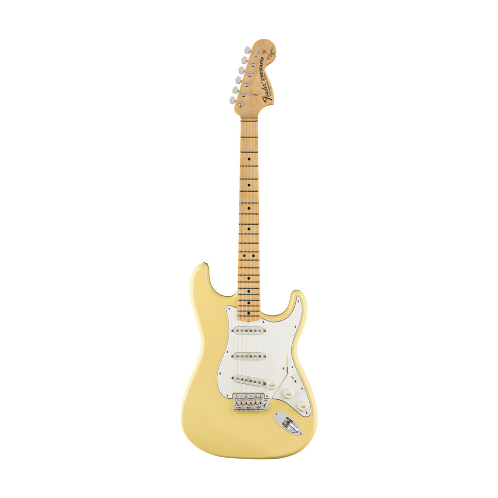 Fender Custom Shop Signature Electric Guitar - Yngwie Malmsteen's Vintage White Stratocaster, Ideal for Neo - Classical Shredding