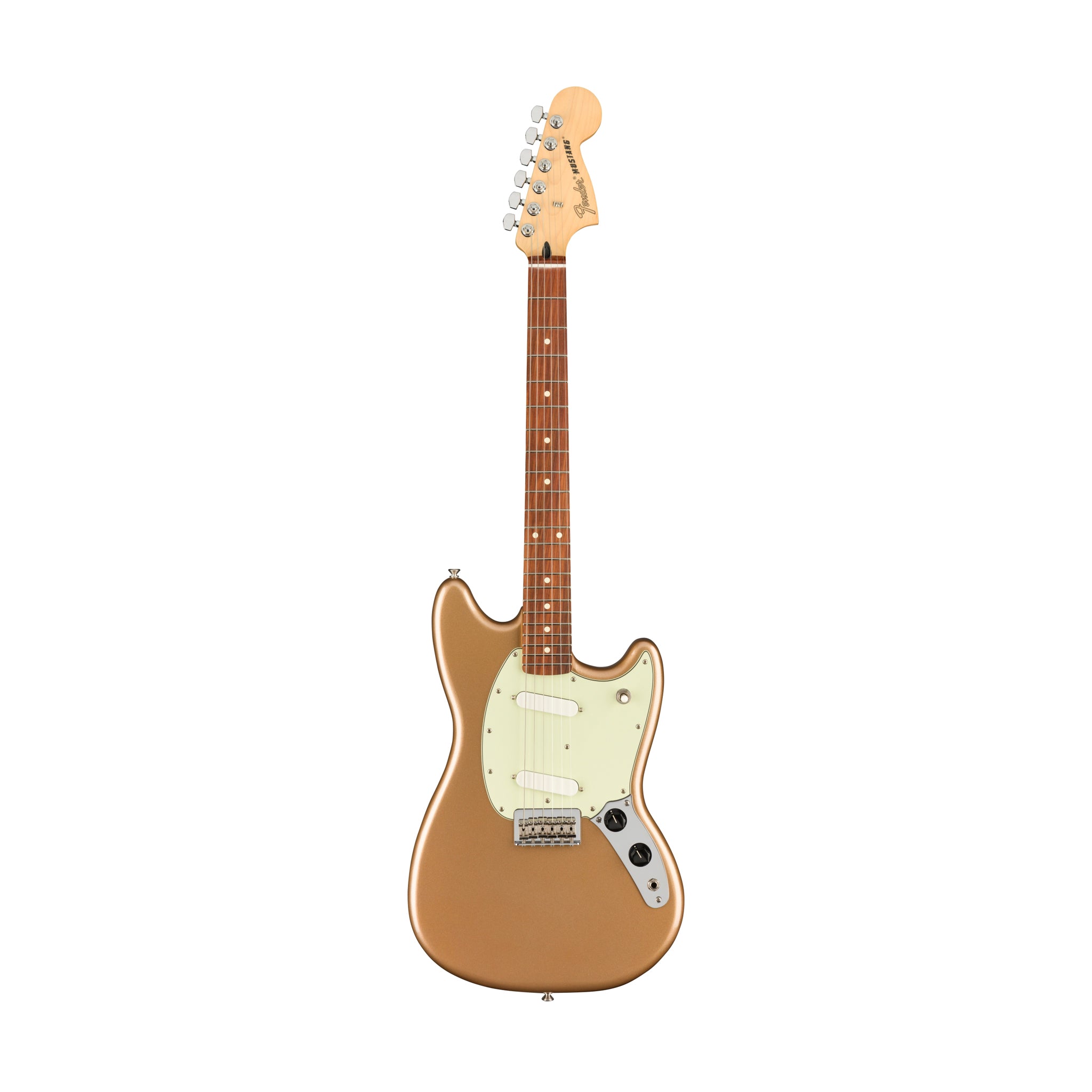 Fender Player Mustang Electric Guitar in Firemist Gold with Pau Ferro Fretboard