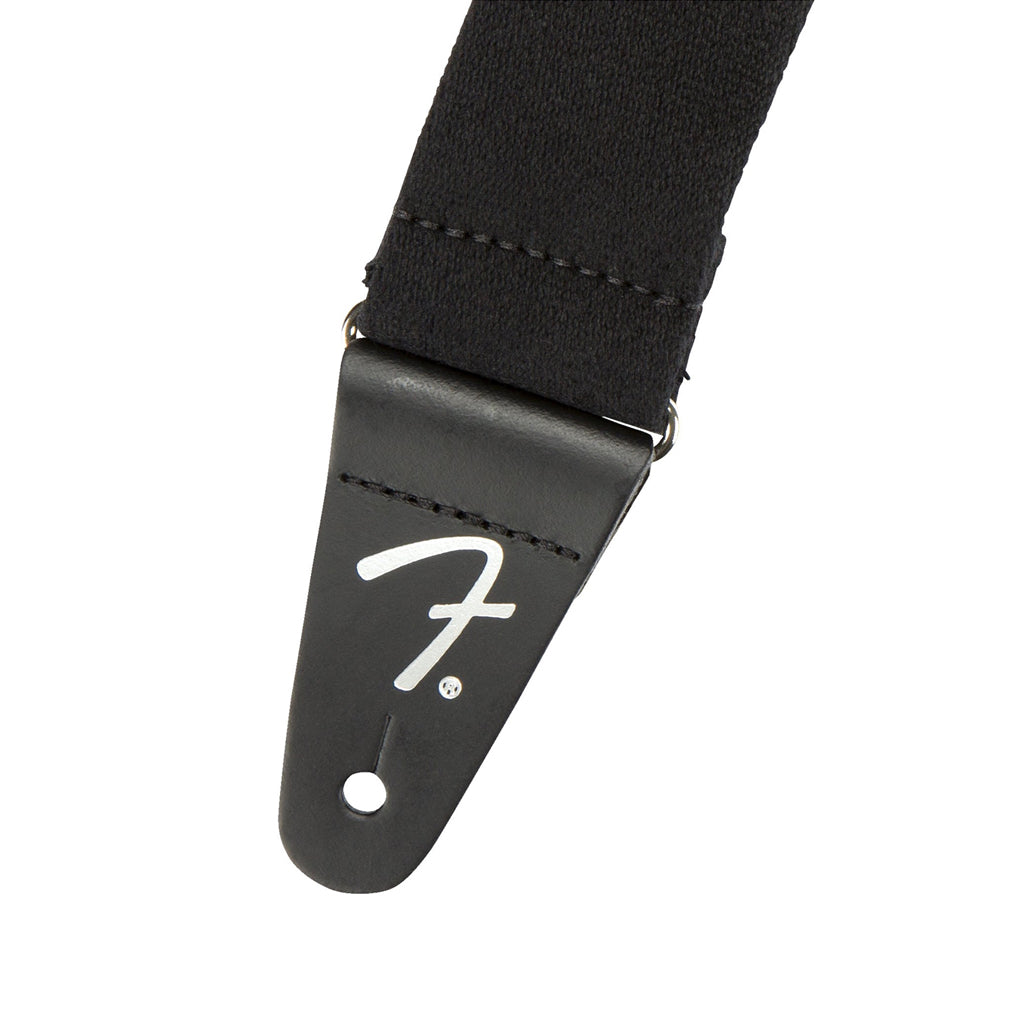 Fender Black 2 - Inch Ultra - Comfortable Supersoft Electric Guitar Strap