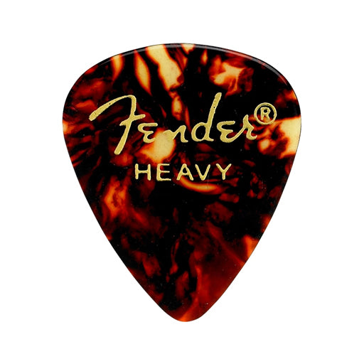 12-Pack Heavy Fender Classic Shell Guitar Picks for All Performers