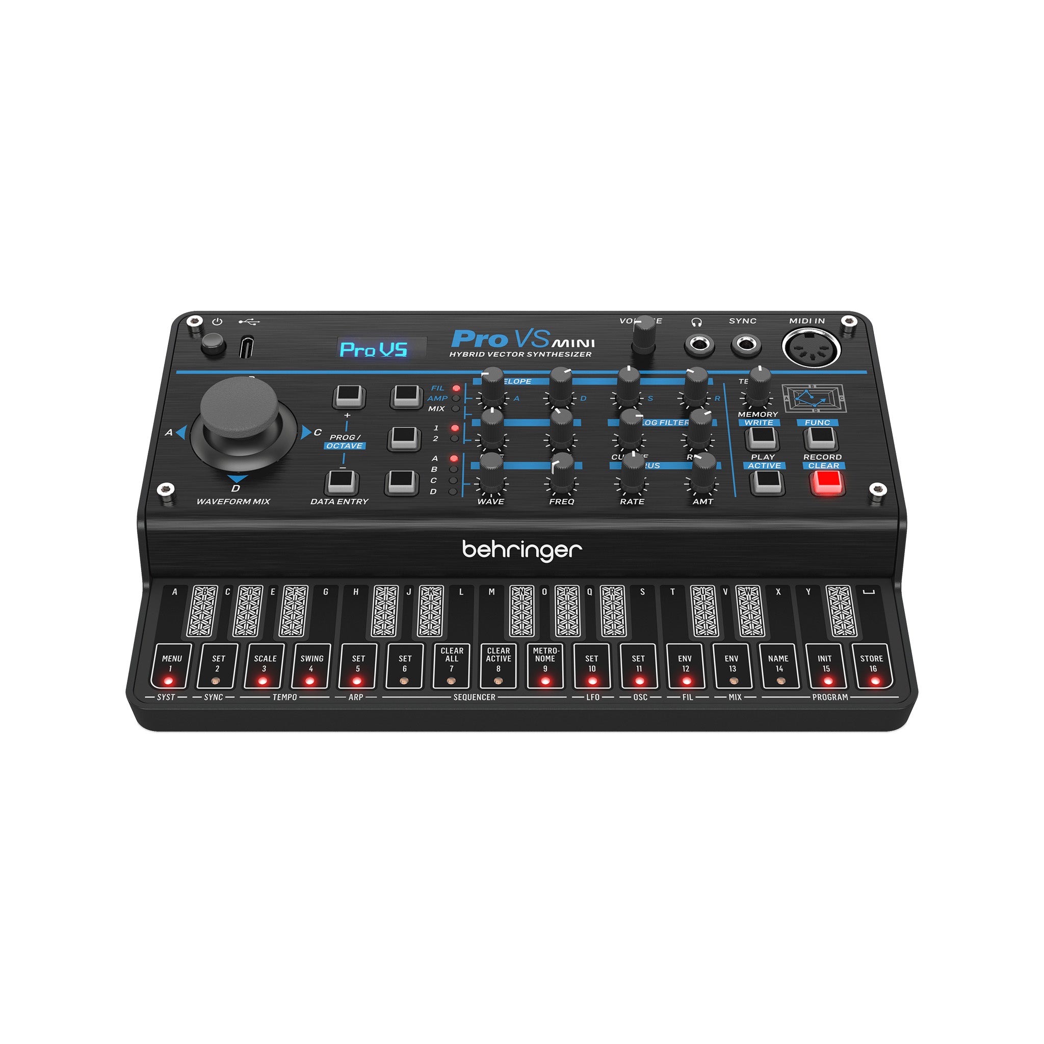 Behringer Professional Mini Hybrid Vector Synthesizer - A 4 - Voice Powerhouse for Sound Creation