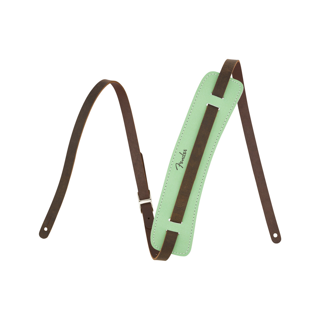 Fender Original Seaform Green Electric Guitar Strap with Classic Style and Comfort Features