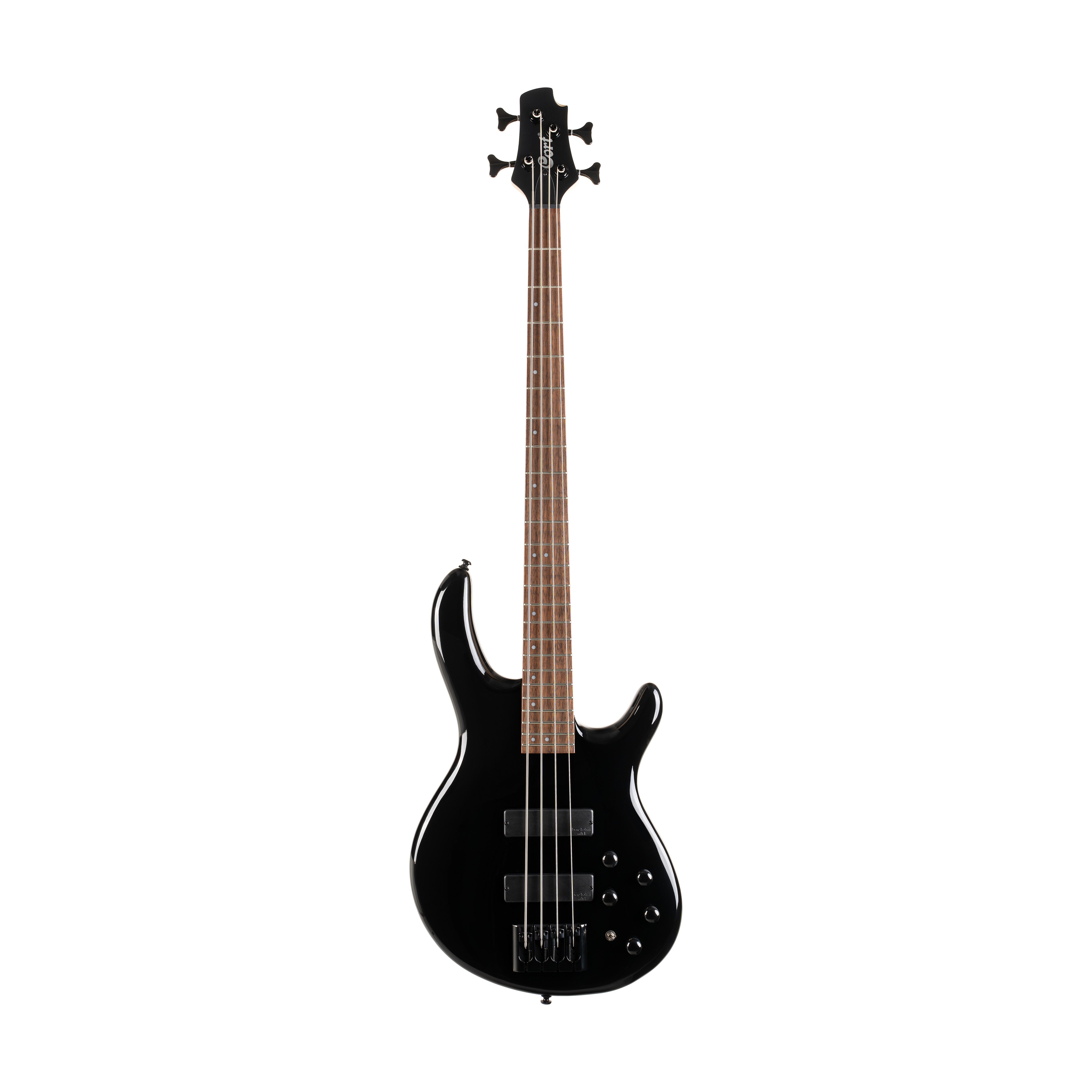 Black Cort C4 Deluxe Professional Electric Bass Guitar for Music Enthusiasts