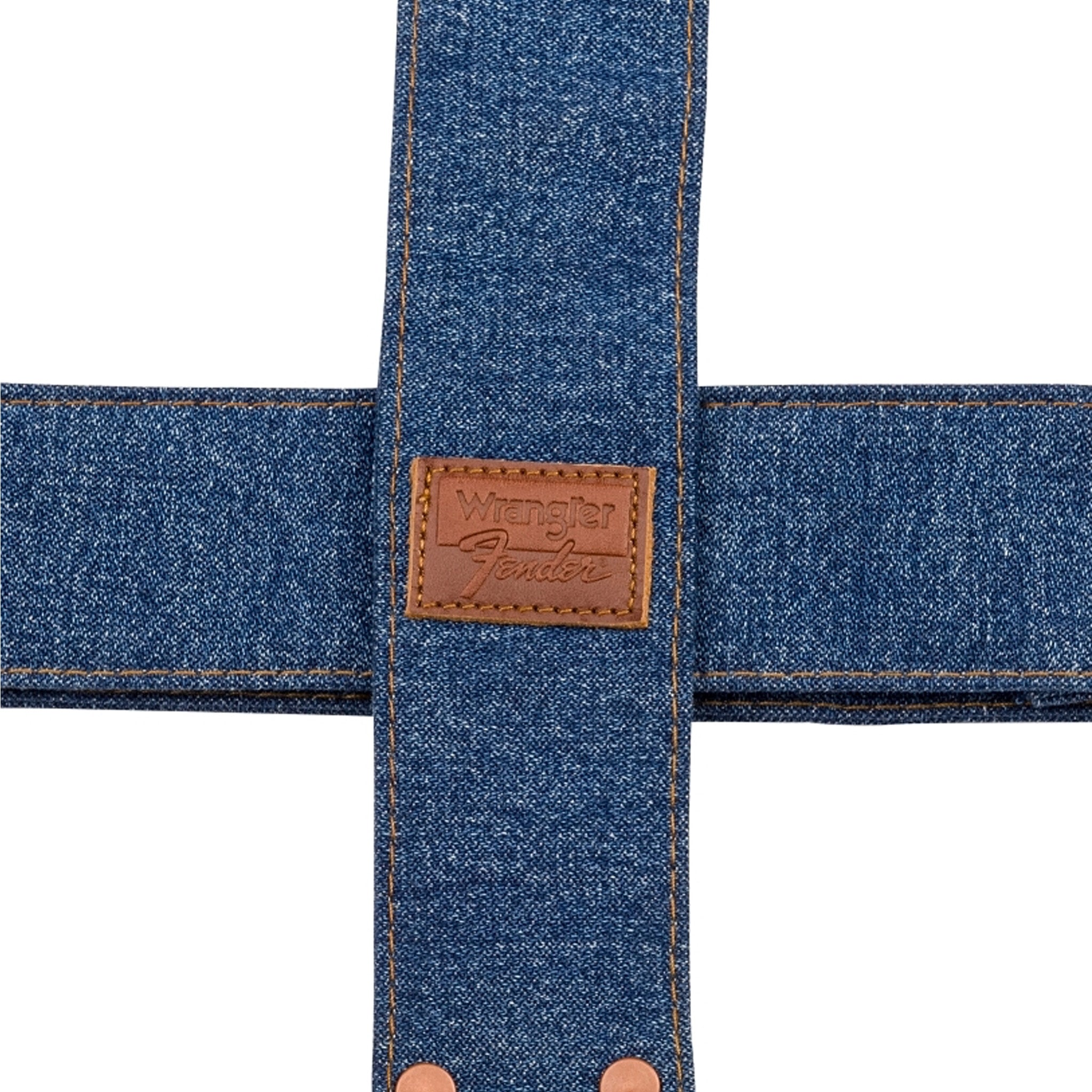 Fender x Wrangler Indigo Denim Adjustable Guitar Straps
