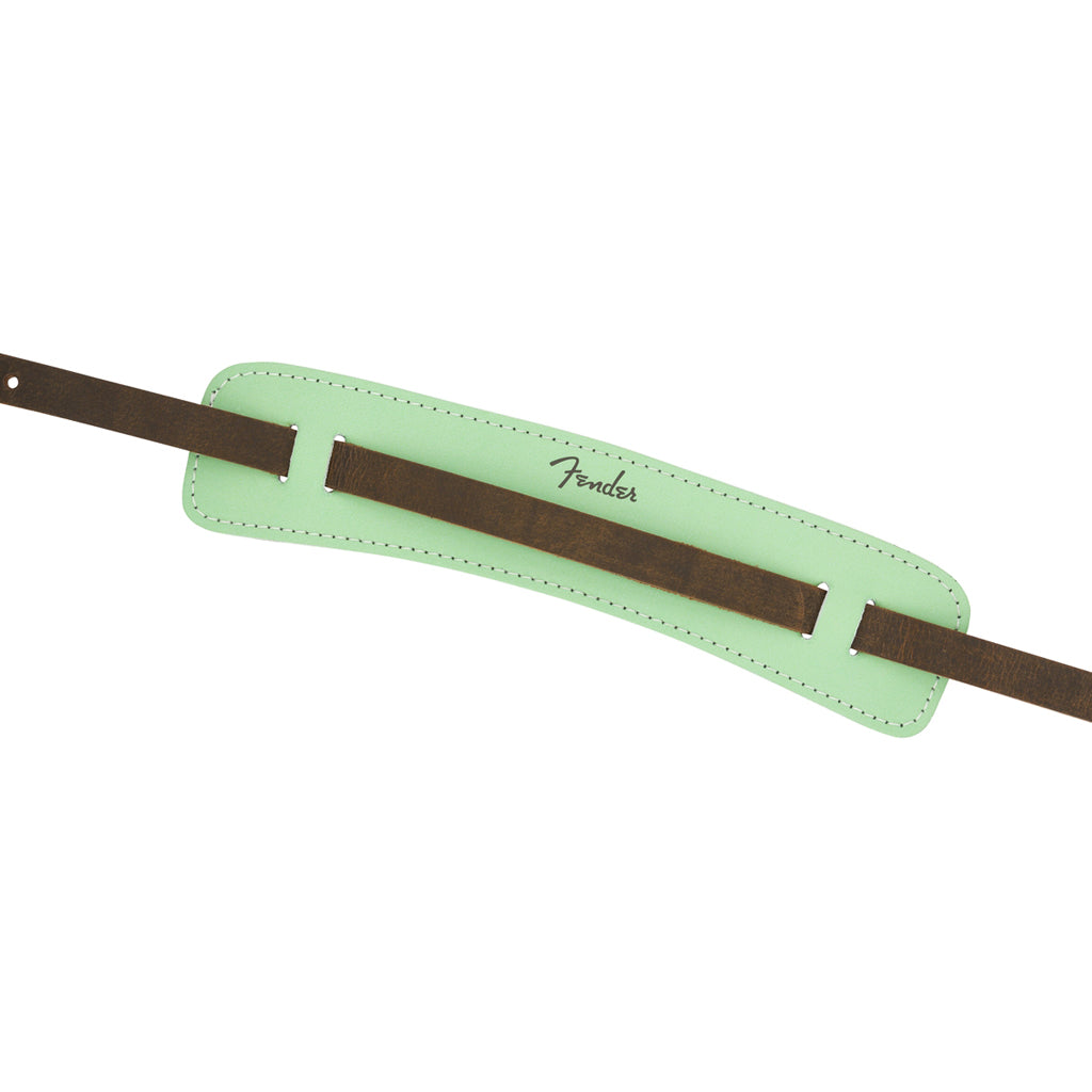 Fender Original Seaform Green Electric Guitar Strap with Classic Style and Comfort Features