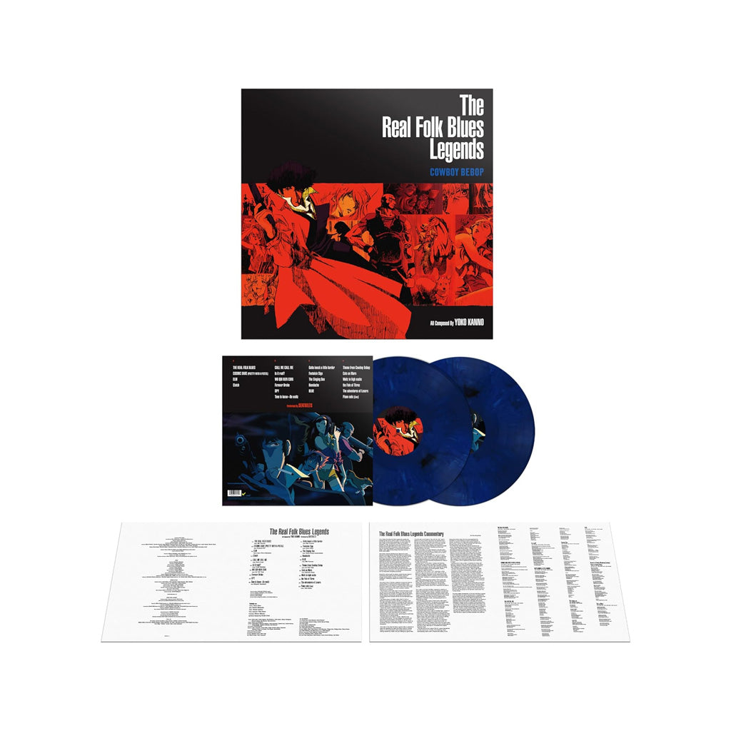 Seatbelts - Cowboy Bebop: The Real Folk Blues Legends Dark Blue Marbled Vinyl