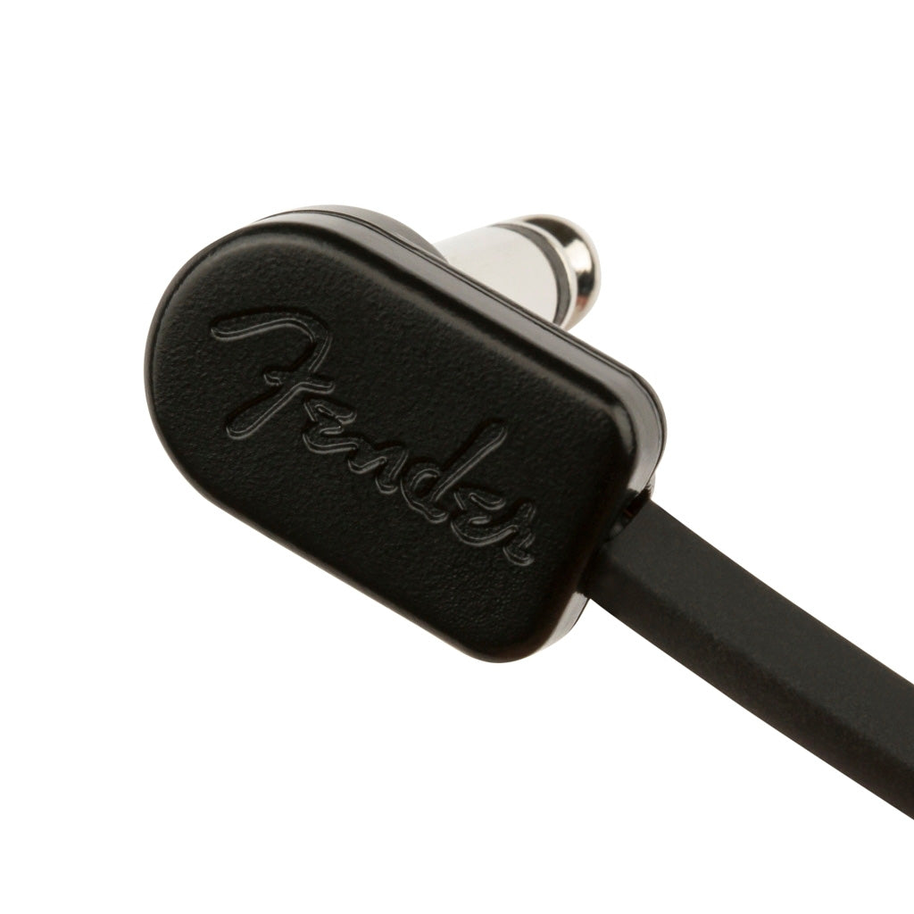 Large-Sized, Black Fender Blockchain Patch Cable Kit for Stompbox and Pedalboard Setup