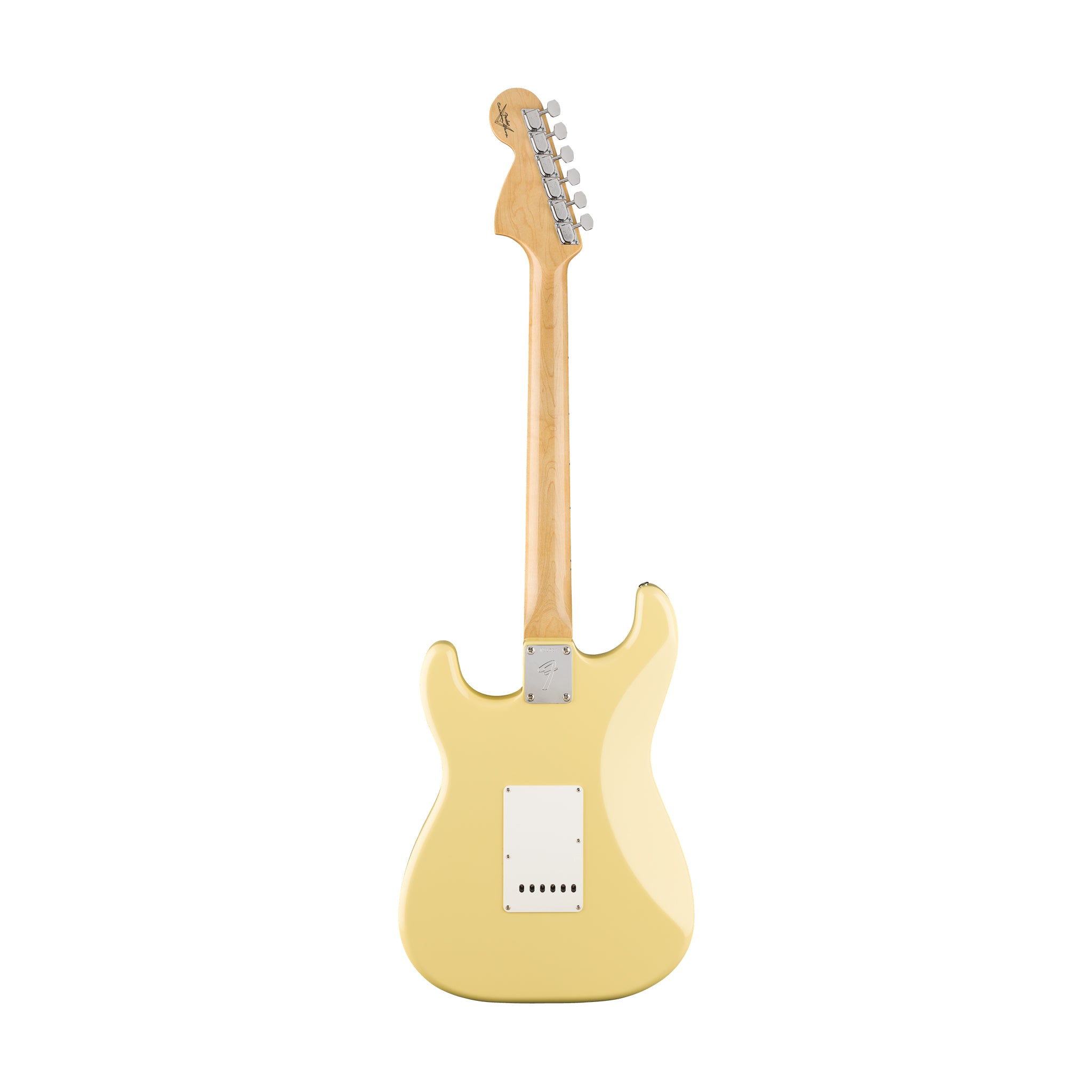 Fender Custom Shop Signature Electric Guitar - Yngwie Malmsteen's Vintage White Stratocaster, Ideal for Neo - Classical Shredding