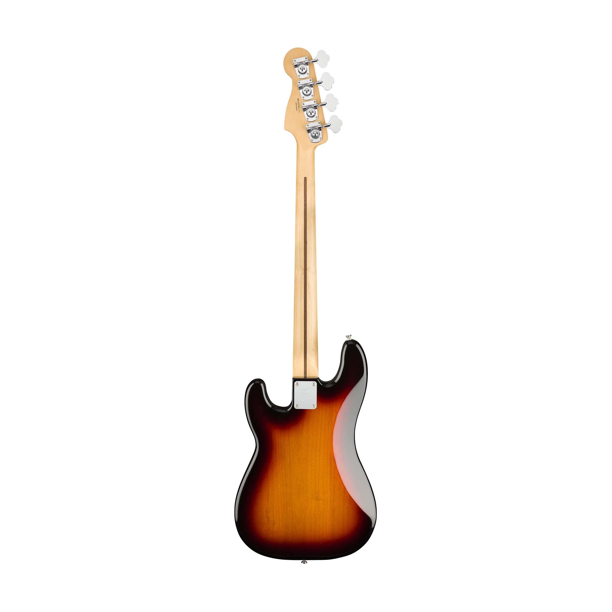 Fender Player Precision Electric Bass Guitar, 3-Tone Sunburst with Maple Fretboard