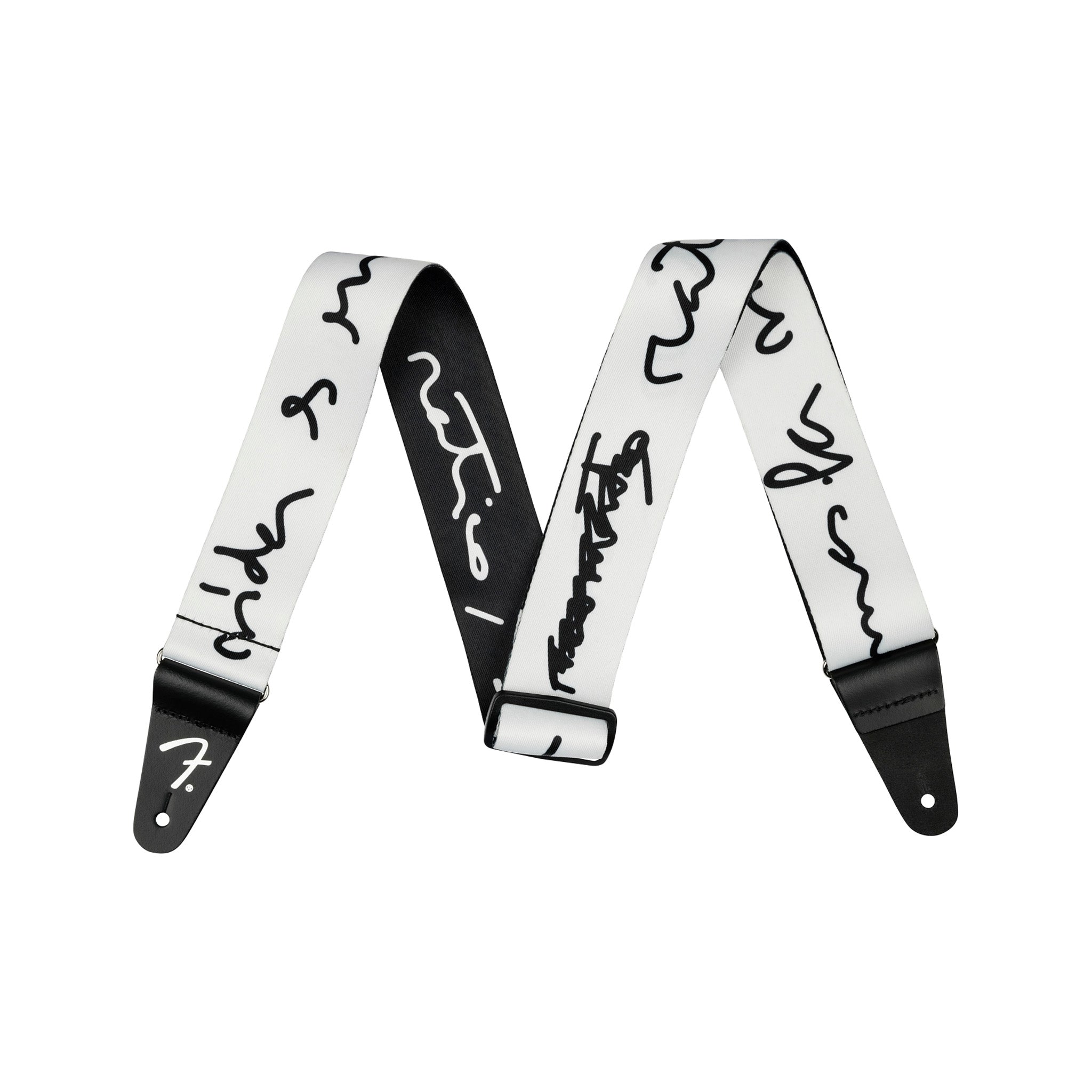 Luna White Fender Guitar Strap Inspired by Juanes' Style