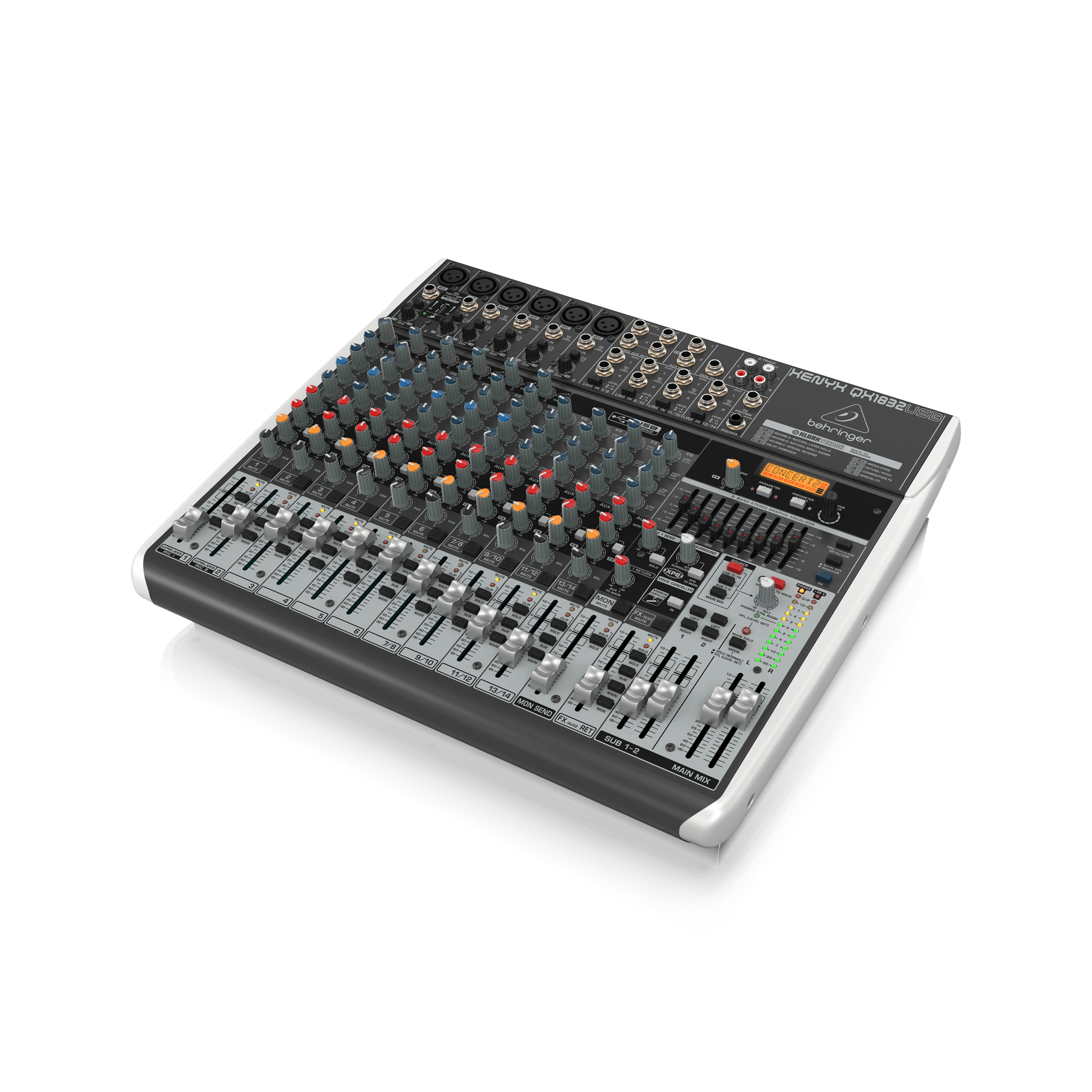 Behringer Xenyx QX1832USB Professional Audio Mixer with USB Connectivity and Advanced Effects