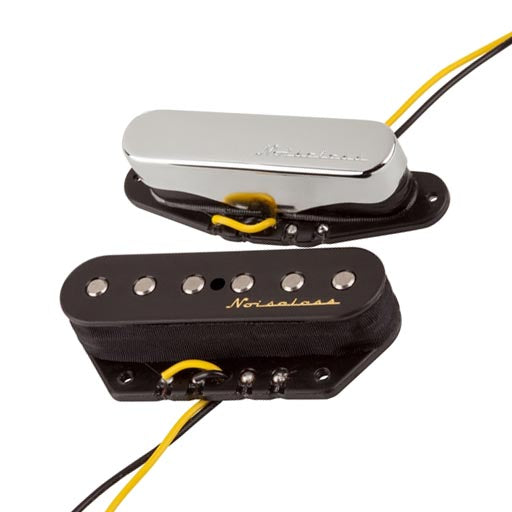 Fender Set of 2 Vintage Noiseless Telecaster Pickups for Authentic Tone