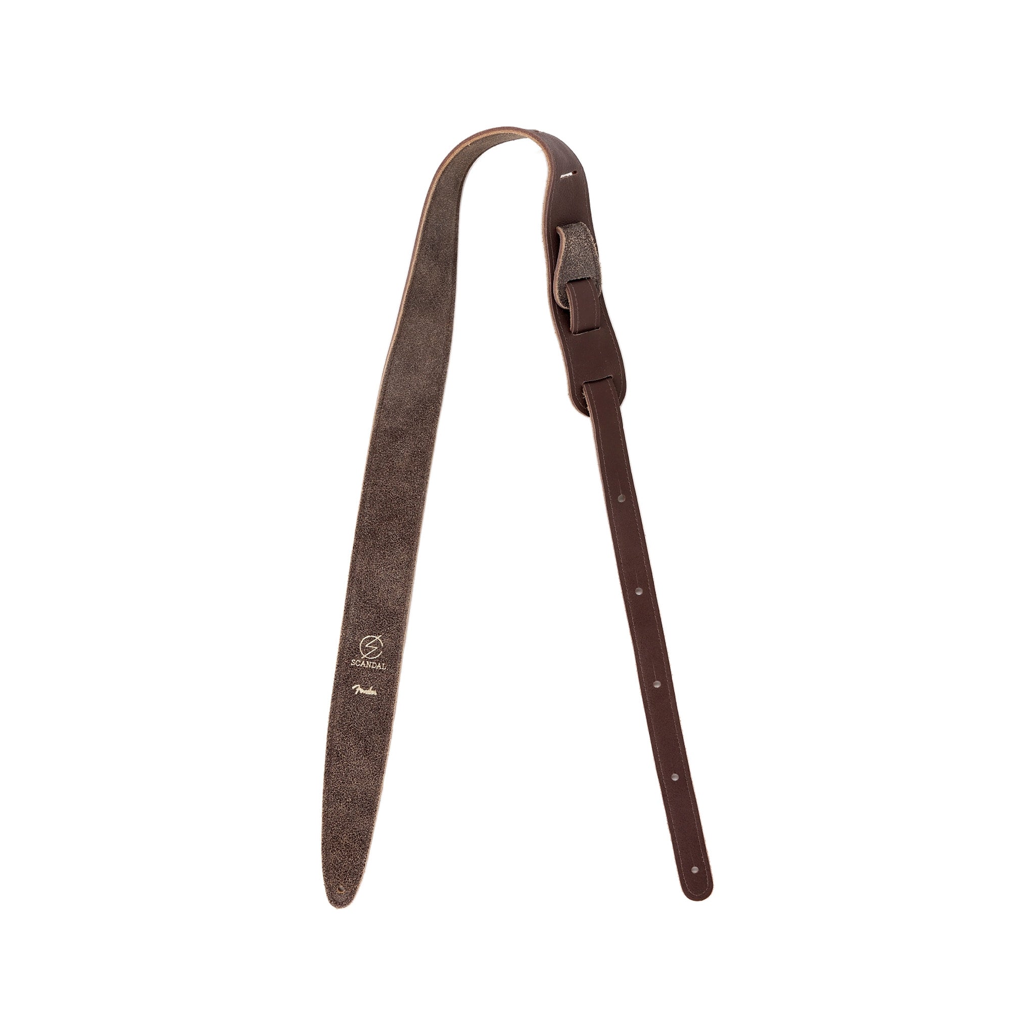 Brown Fender Signature Guitar Strap Endorsed by SCANDAL