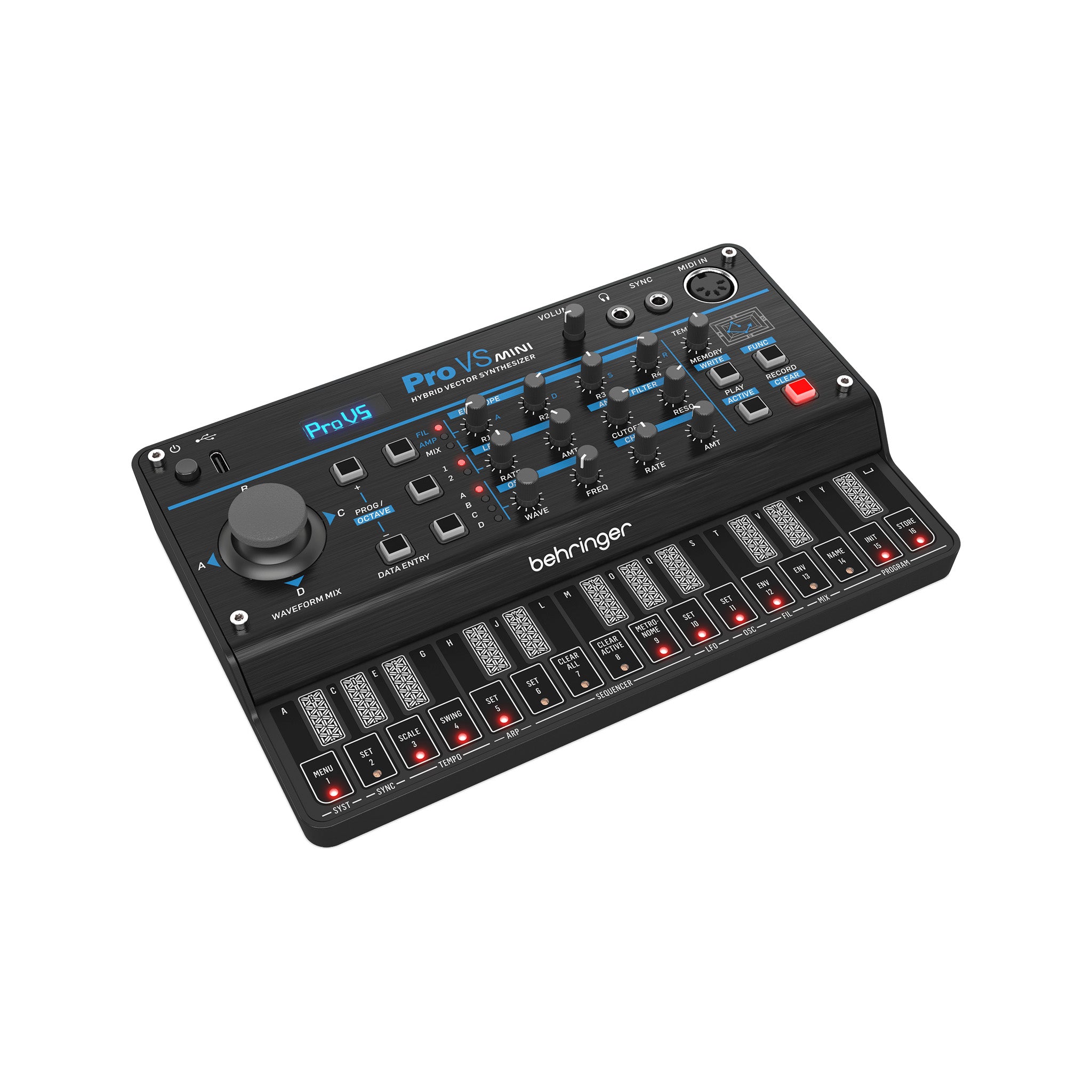 Behringer Professional Mini Hybrid Vector Synthesizer - A 4 - Voice Powerhouse for Sound Creation