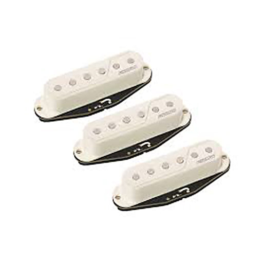 High - Quality Fishman Fluence Strat Single Coil Electric Guitar Pickups, A Set of Three Pieces in White Color
