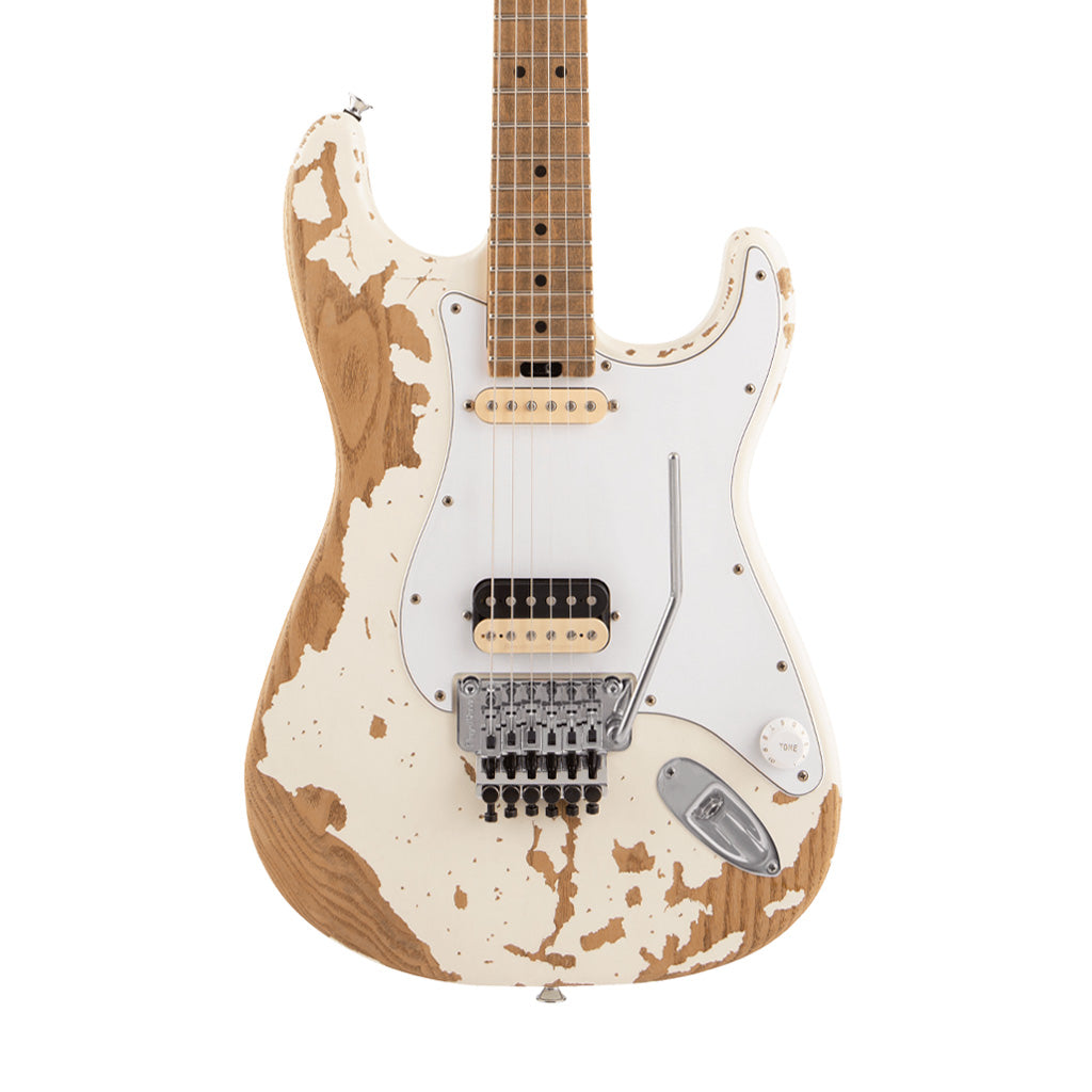 Charvel Limited Edition Henrik Danhage Signature Professional Modified Southern California Style 1 Electric Guitar in White Relic Finish
