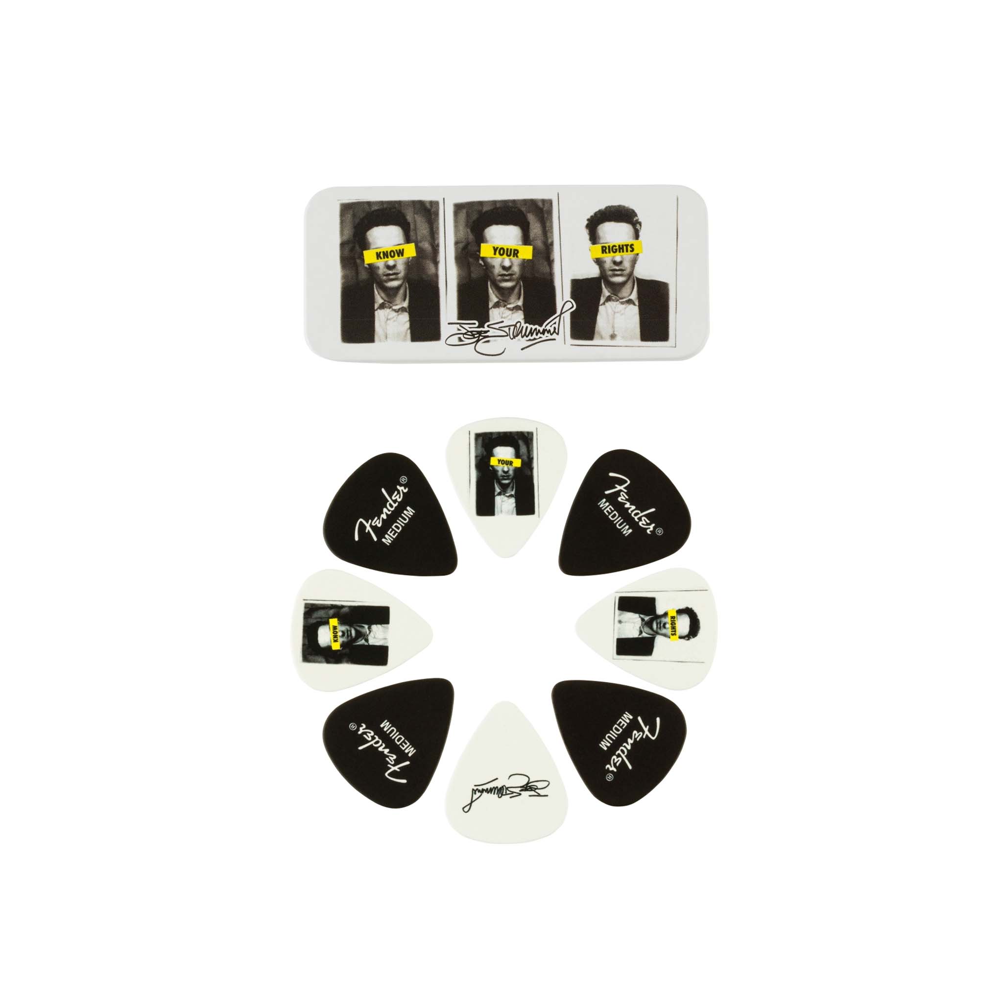Fender 8-Pack Medium Joe Strummer Signature Pick Tin