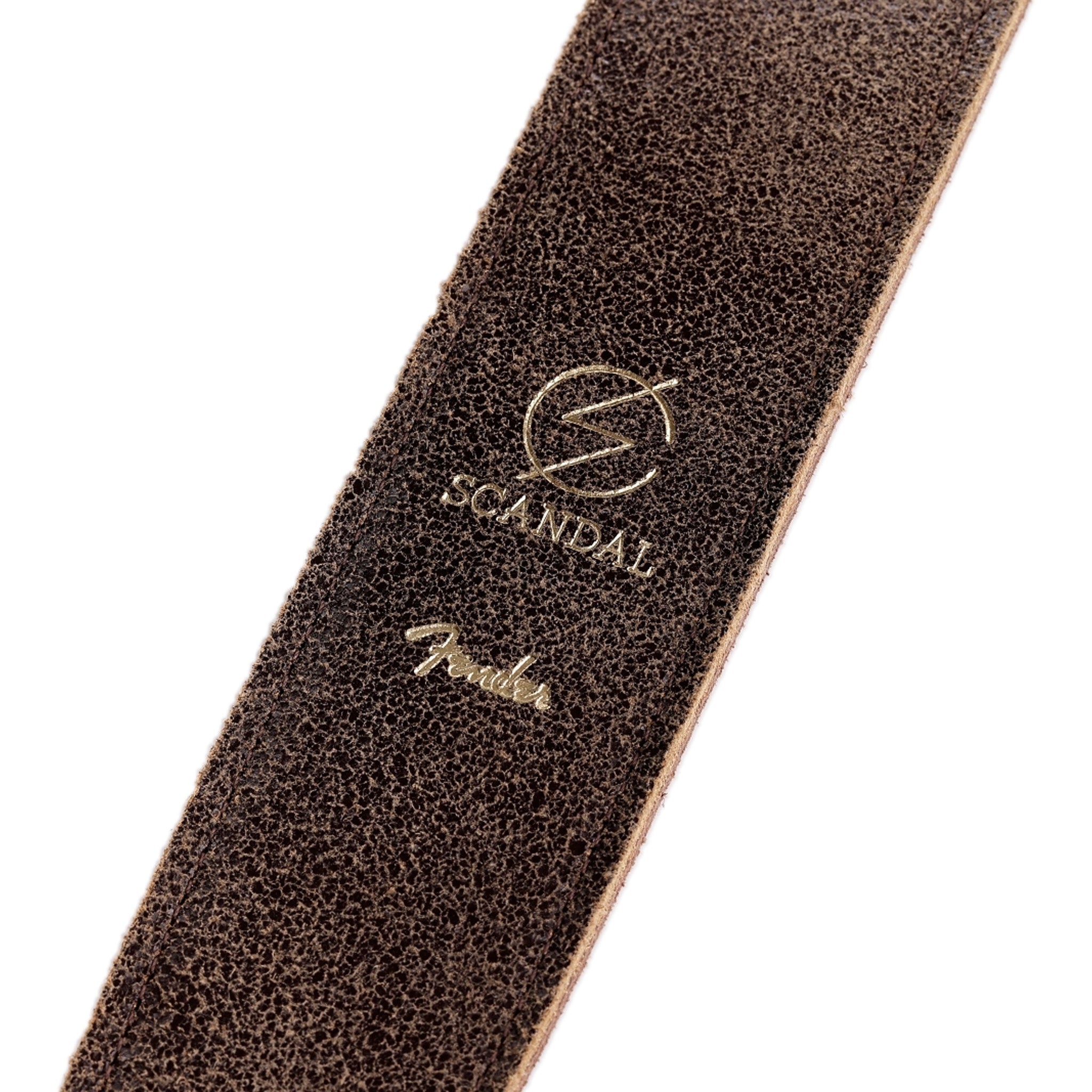 Brown Fender Signature Guitar Strap Endorsed by SCANDAL