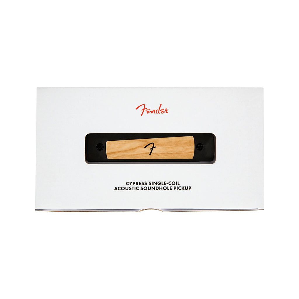 Fender Natural Single - Coil Acoustic Soundhole Pickup of Cypress Model for Enhanced Guitar Performances