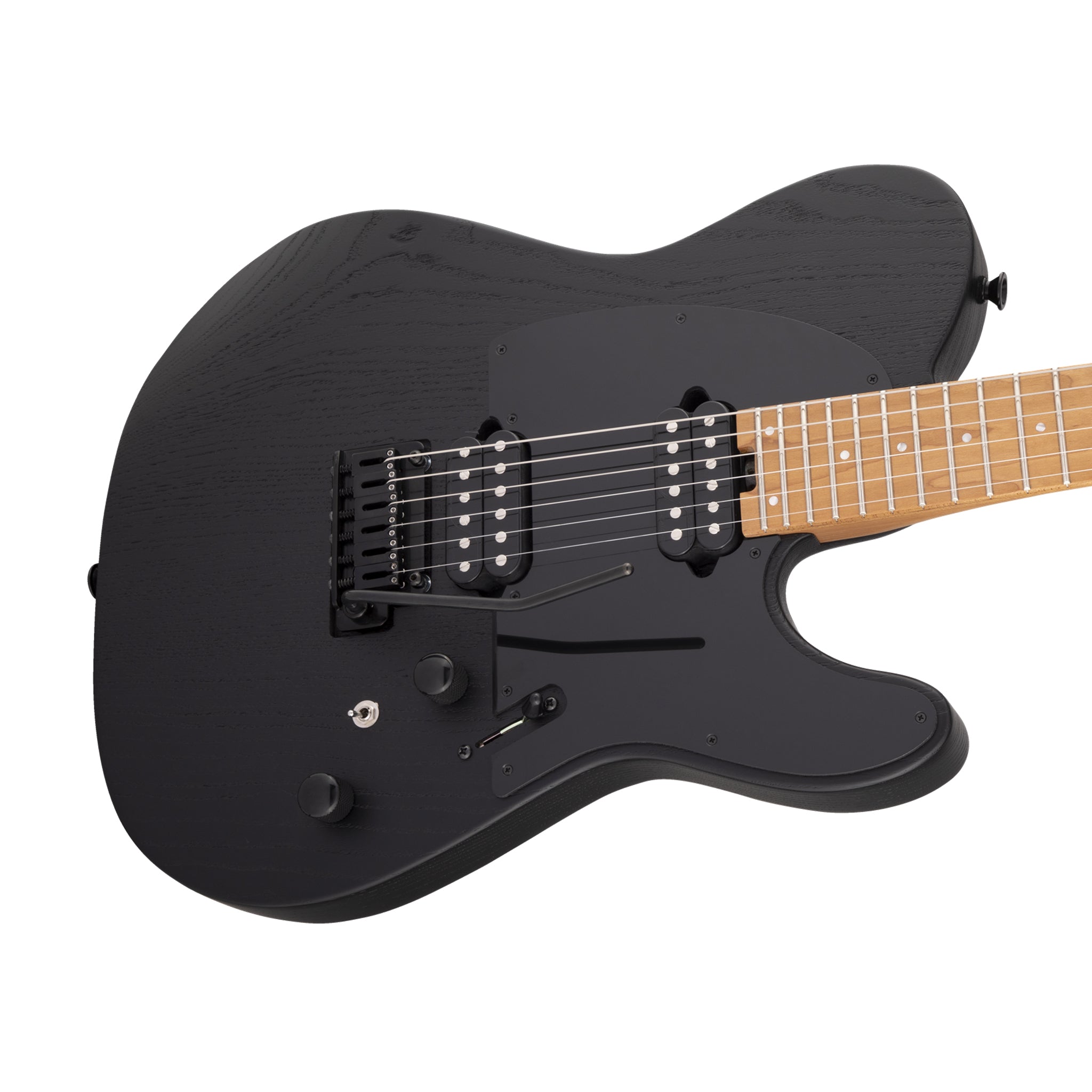 Charvel Pro-Mod So-Cal Style 2 24-Fret HH 2PT Electric Guitar in Black Ash Finish