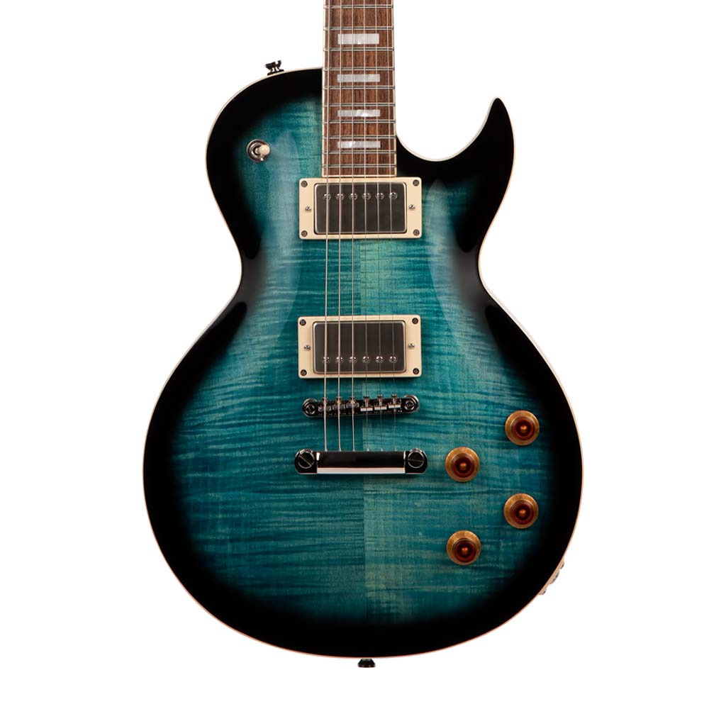 Cort CR250-DBB Dark Blue Burst Electric Guitar with Vintage Sound
