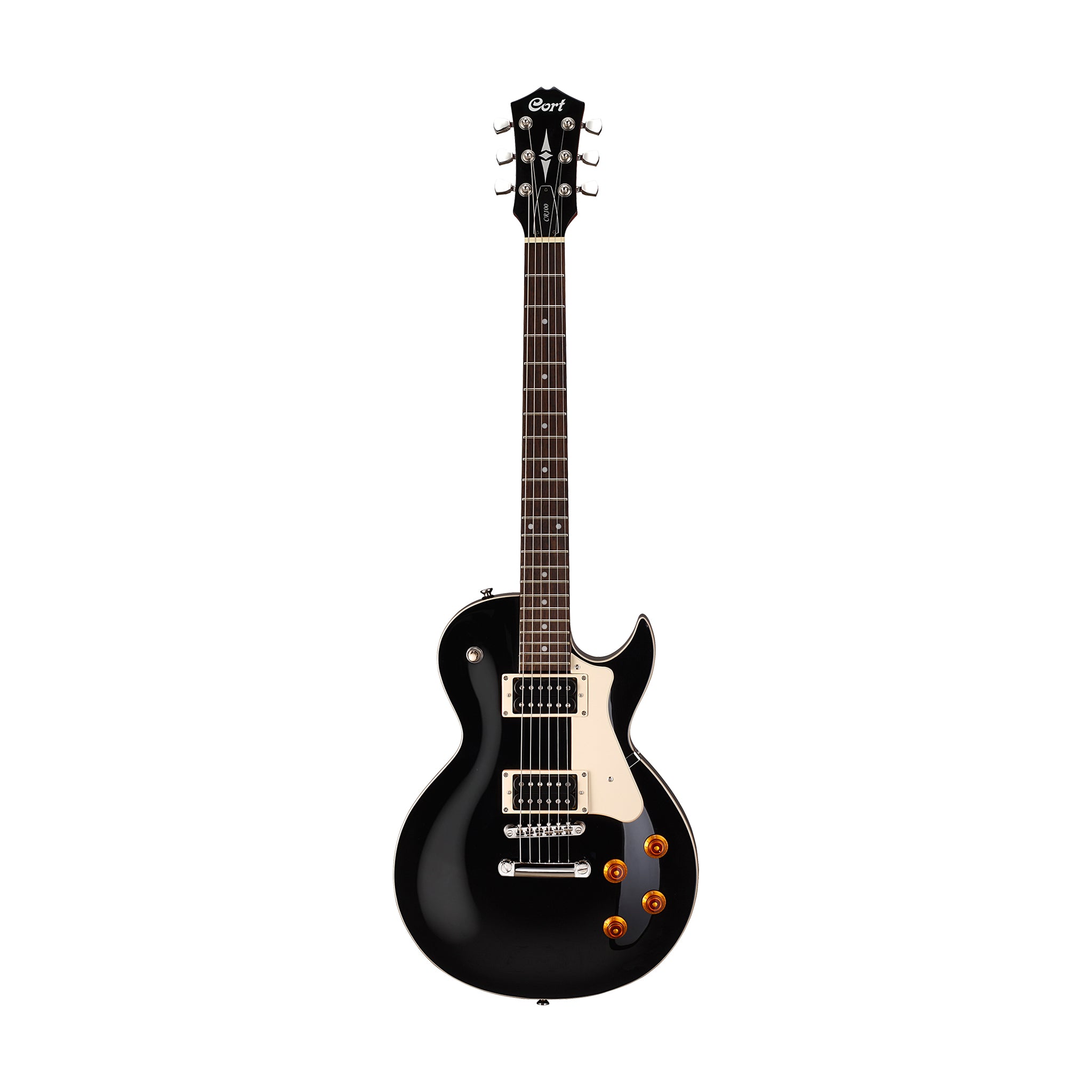 Cort CR100-BK Black Electric Guitar - Ideal for Classic Rock Enthusiasts