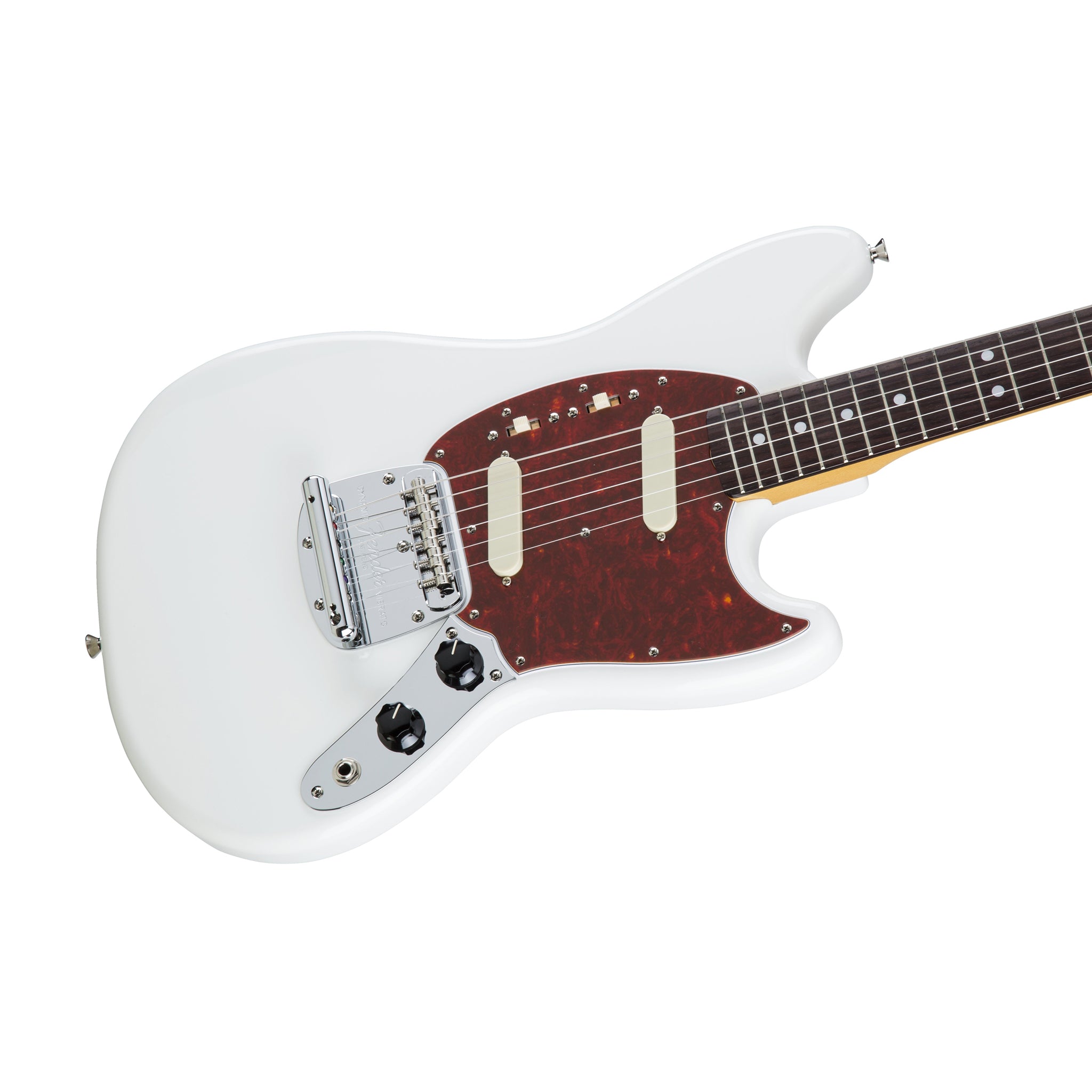 Fender Japan Traditional Electric Guitar - 1960s Style Mustang in Arctic White Color