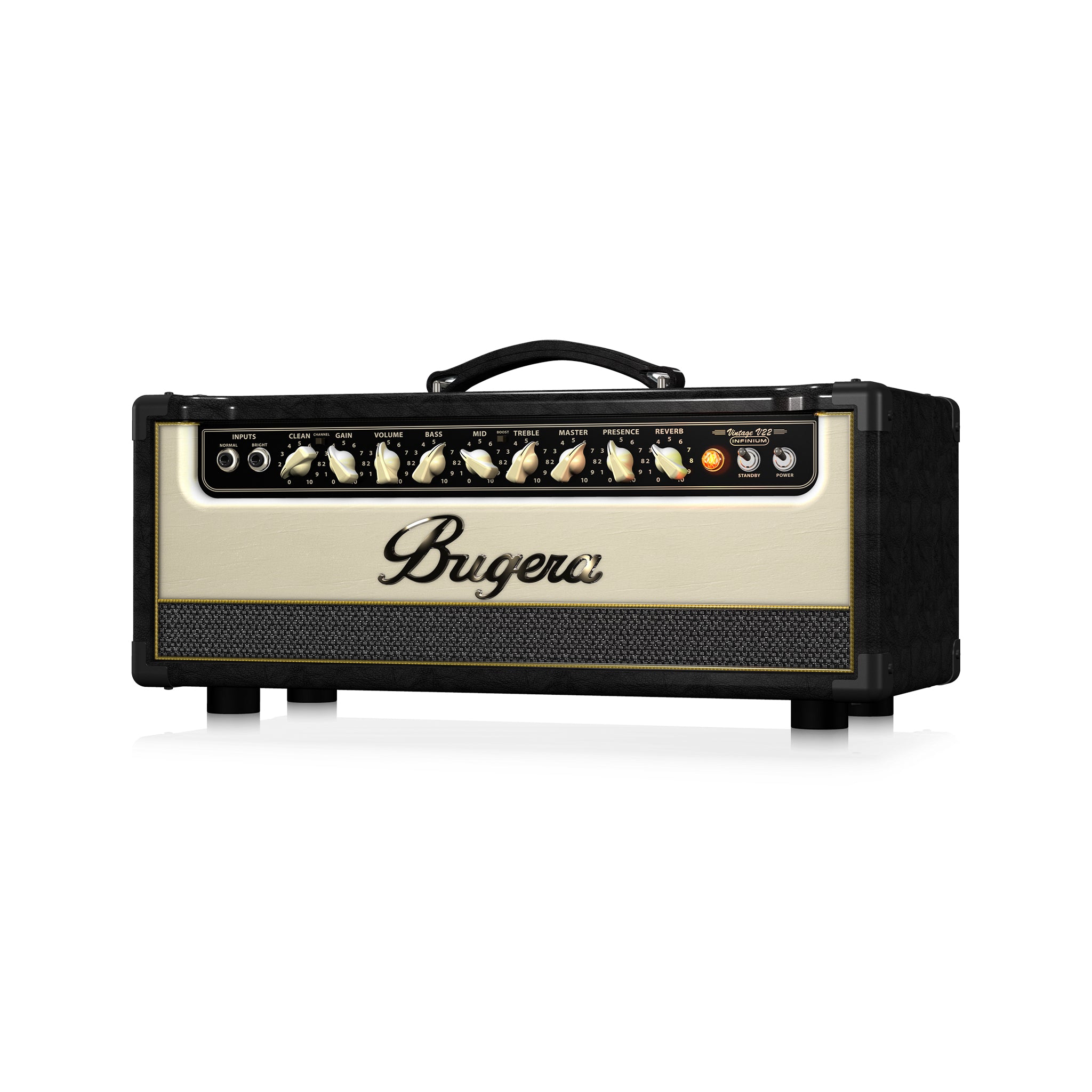 Bugera V22HD Infinium 22-Watt Tube Amplifier Head for Electric Guitars with Advanced Features