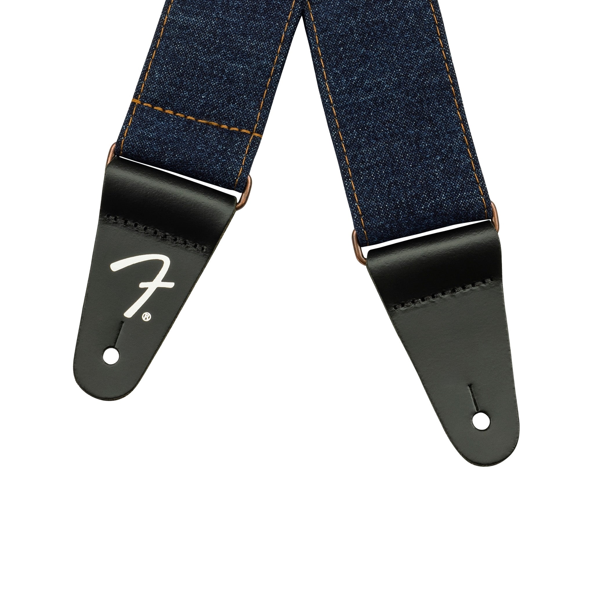 Fender x Wrangler Dark Indigo Denim Adjustable Guitar Straps