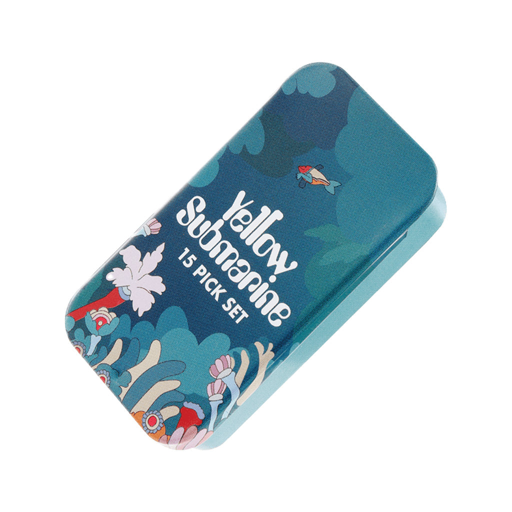 D'Addario 15-Pack Medium Guitar Picks - Yellow Submarine 55th Anniversary Under the Sea Design