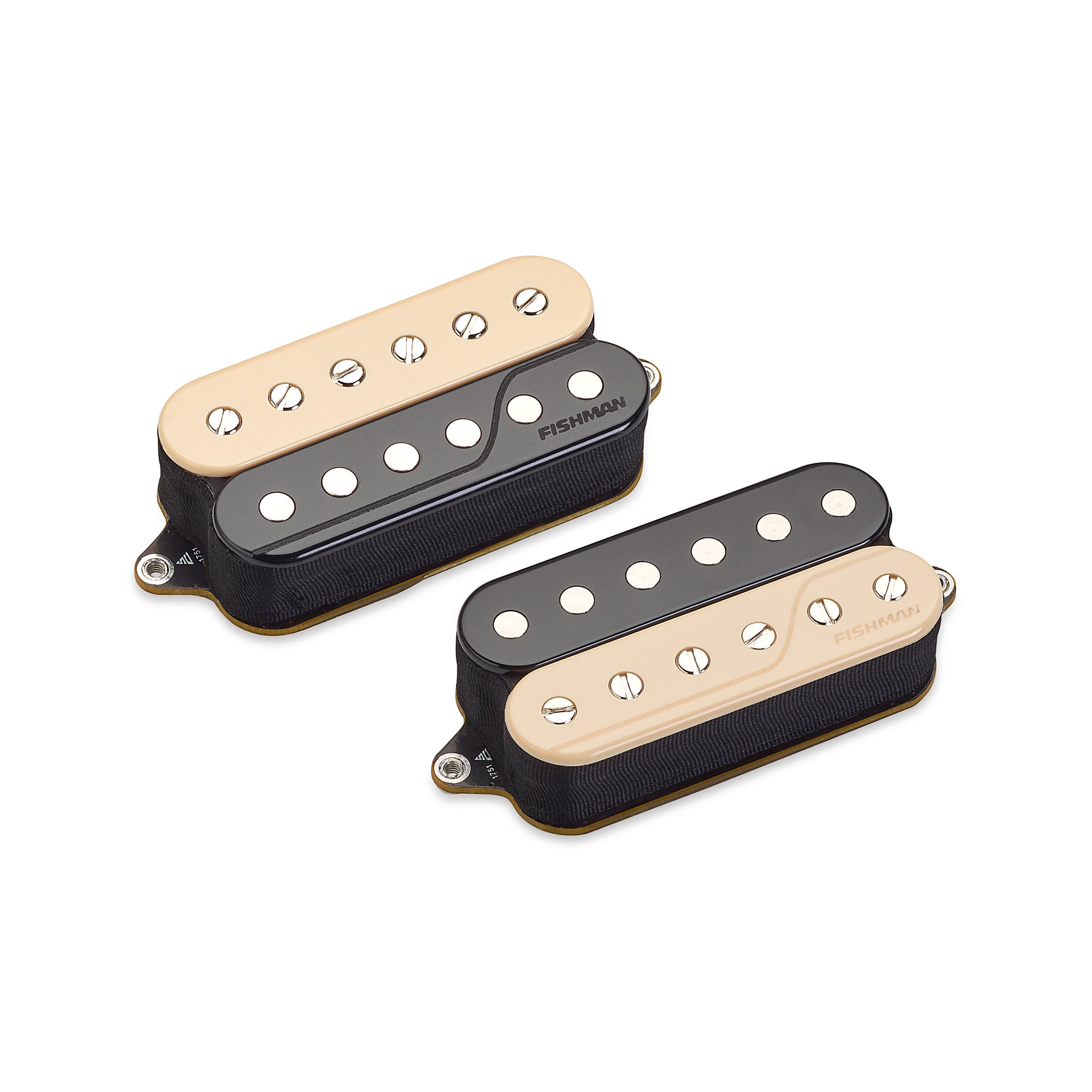 Fishman Fluence Classic Humbucker 6-String Electric Guitar Pickup Set with Open Core Zebra Design