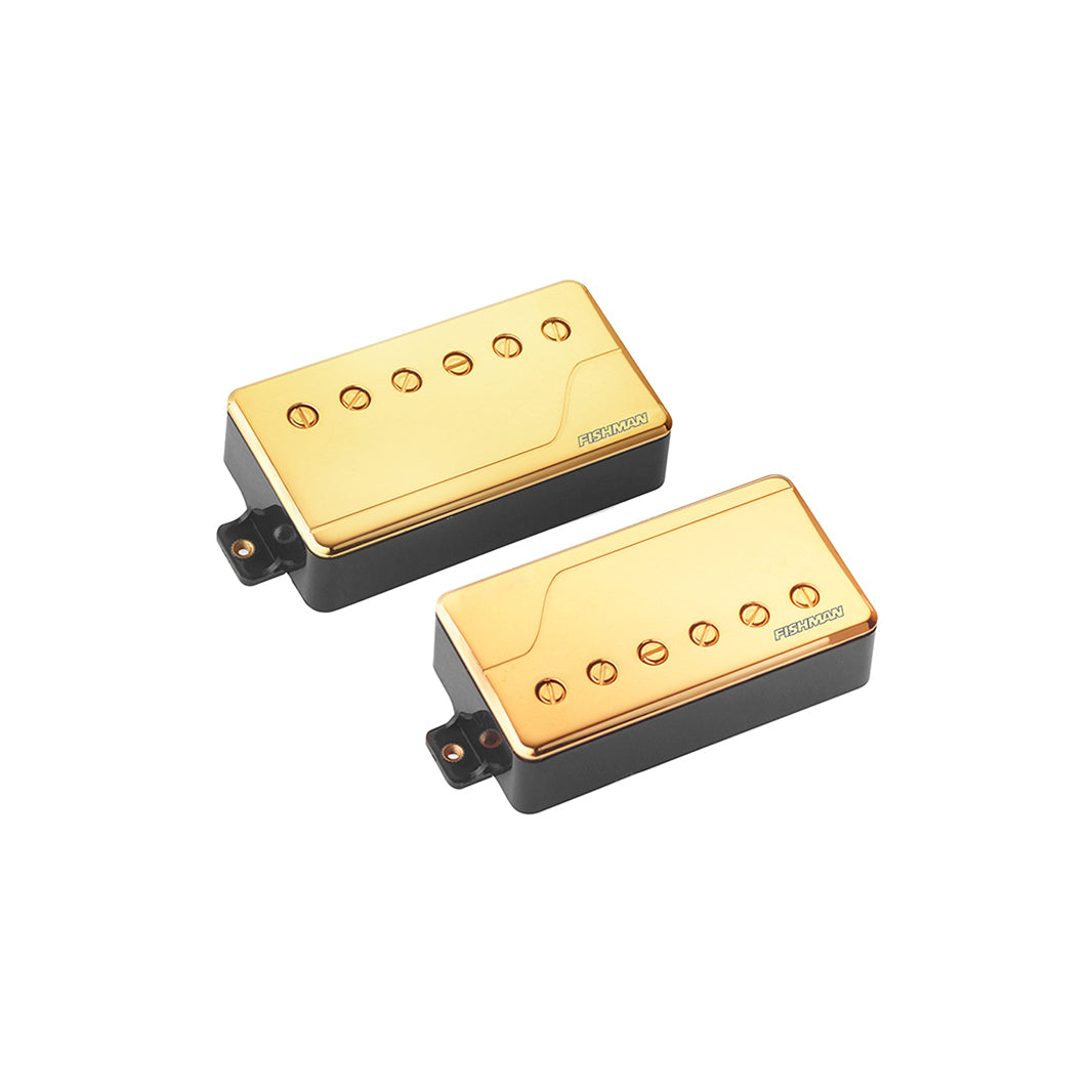 Gold Fishman Fluence Classic Humbucker Pickup Set - Ideal for Guitarists
