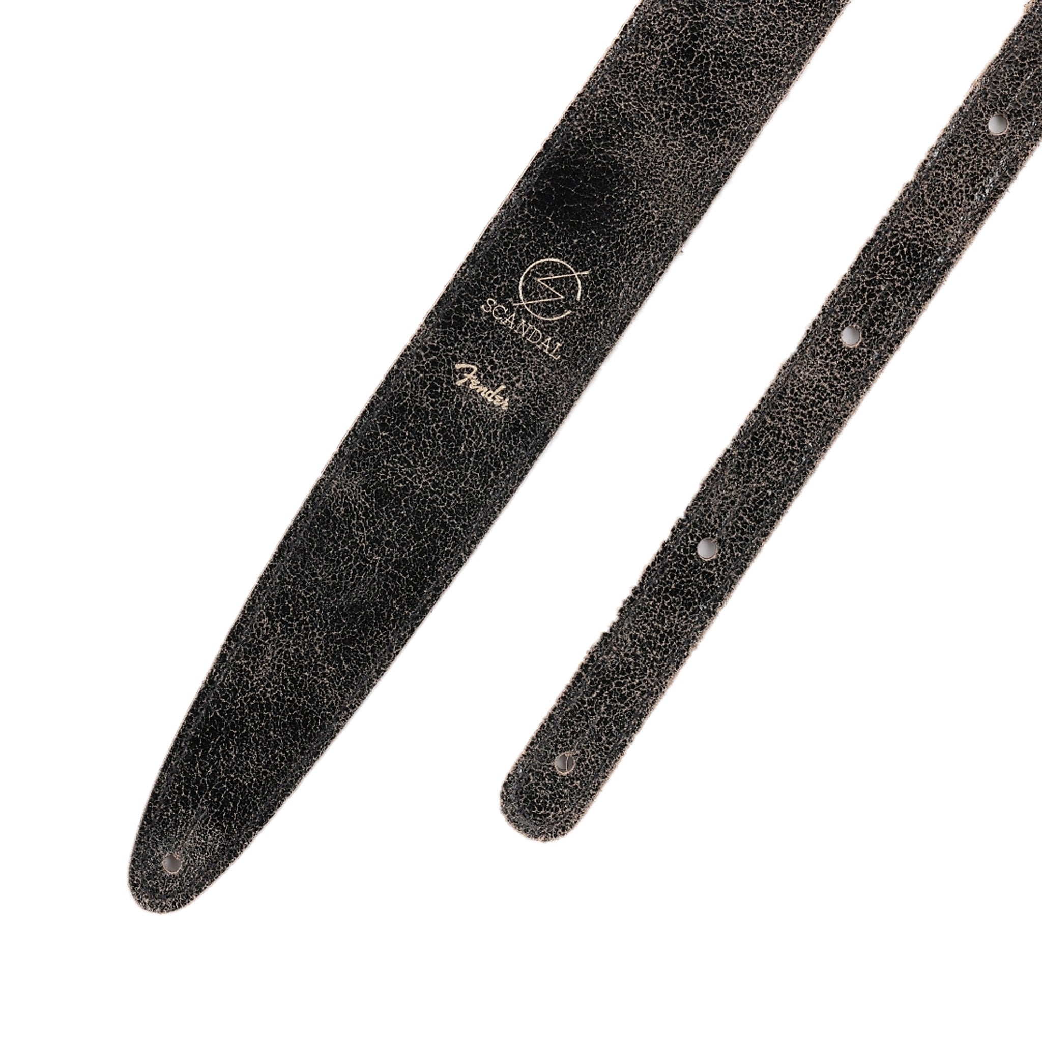 Fender Black Signature Guitar Strap Endorsed by SCANDAL for Musicians