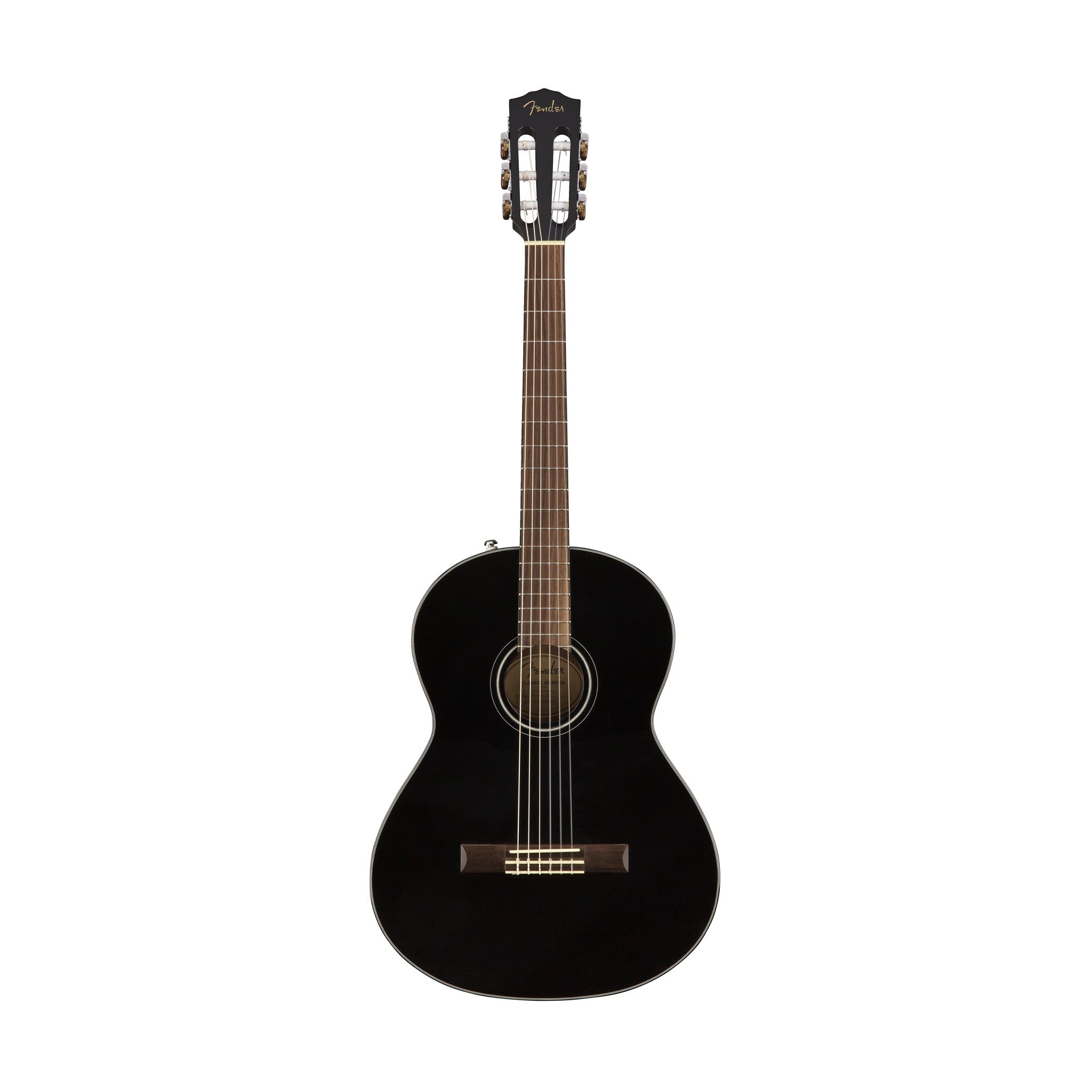 Fender CN - 60S High - Quality Nylon String Classical Guitar with Walnut Fingerboard and Black Finish