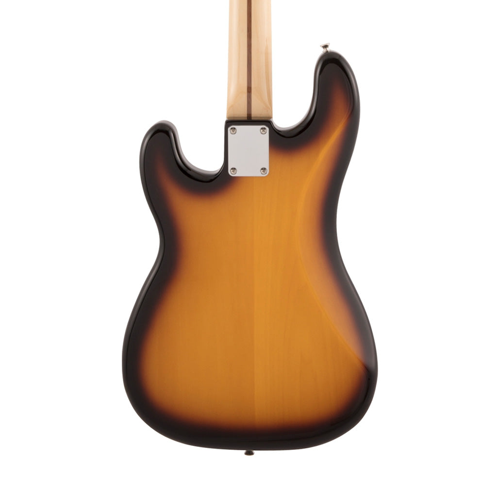 Fender Japan Traditional II 50s Precision Bass Guitar, 2-Tone Sunburst with Maple Fingerboard