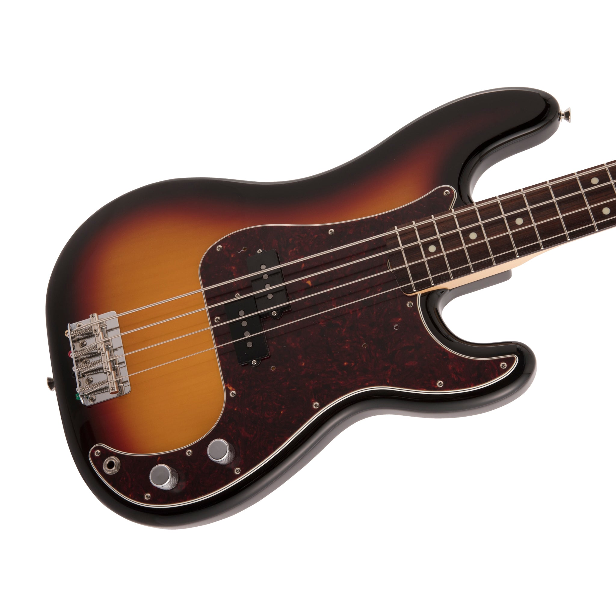 Fender Japan Traditional II 60s 3-Tone Sunburst RW FB Precision Bass Guitar